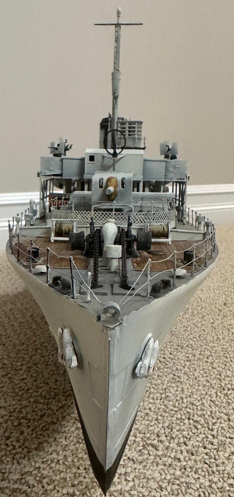 1/72 Scale, Battle Of The Atlantic, Bow In Progress, Conversion, Corevette, Flower Class Corvette, North Atlantic, Warship, World War Two, Ww 2