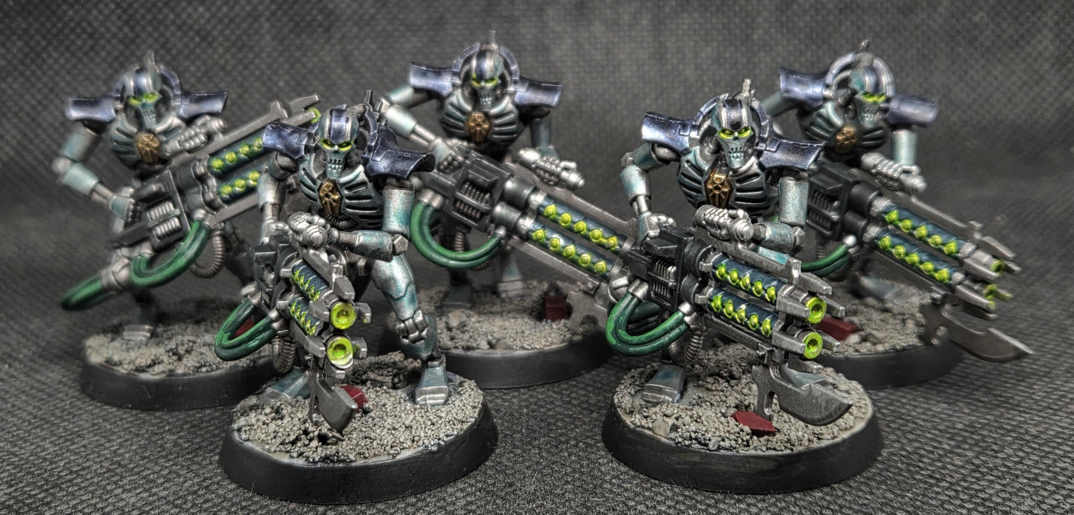 Necrons, Immortals with Gauss Blasters