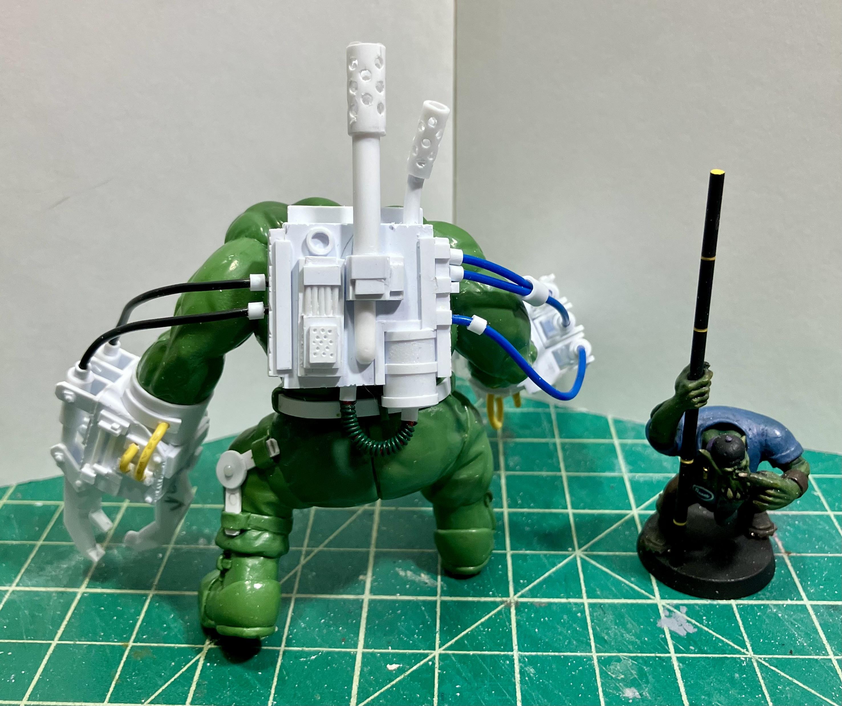 Greenstuff, Orks, Scratch Build, Sculpting, Warboss