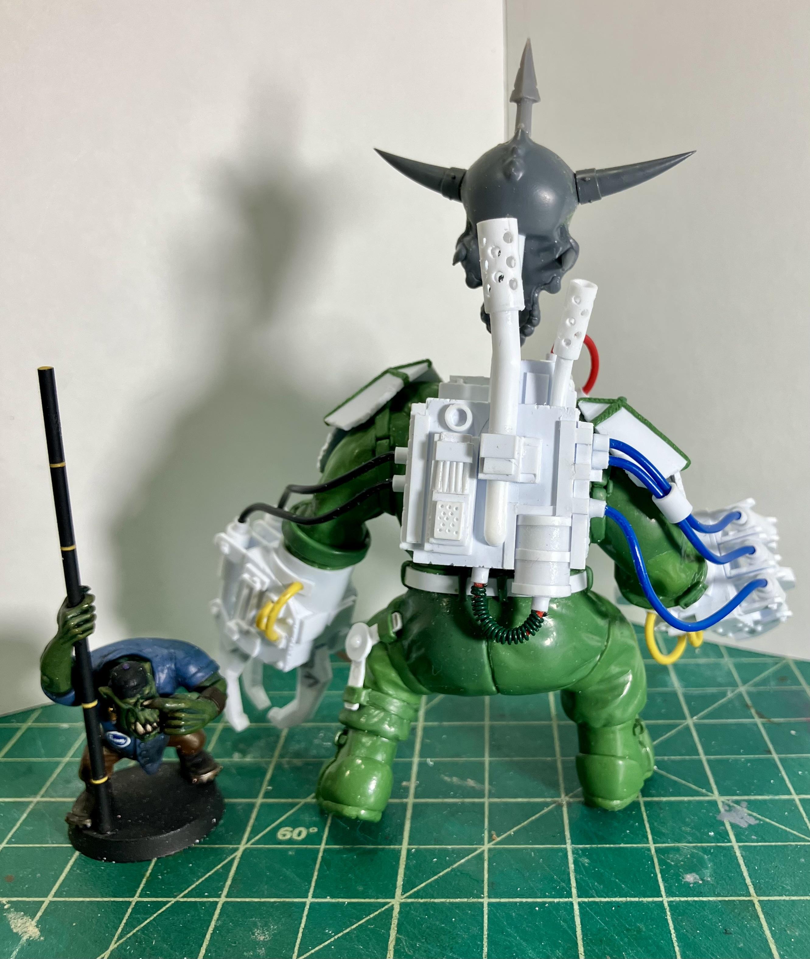 Greenstuff, Orks, Scratch Build, Sculpting, Warboss