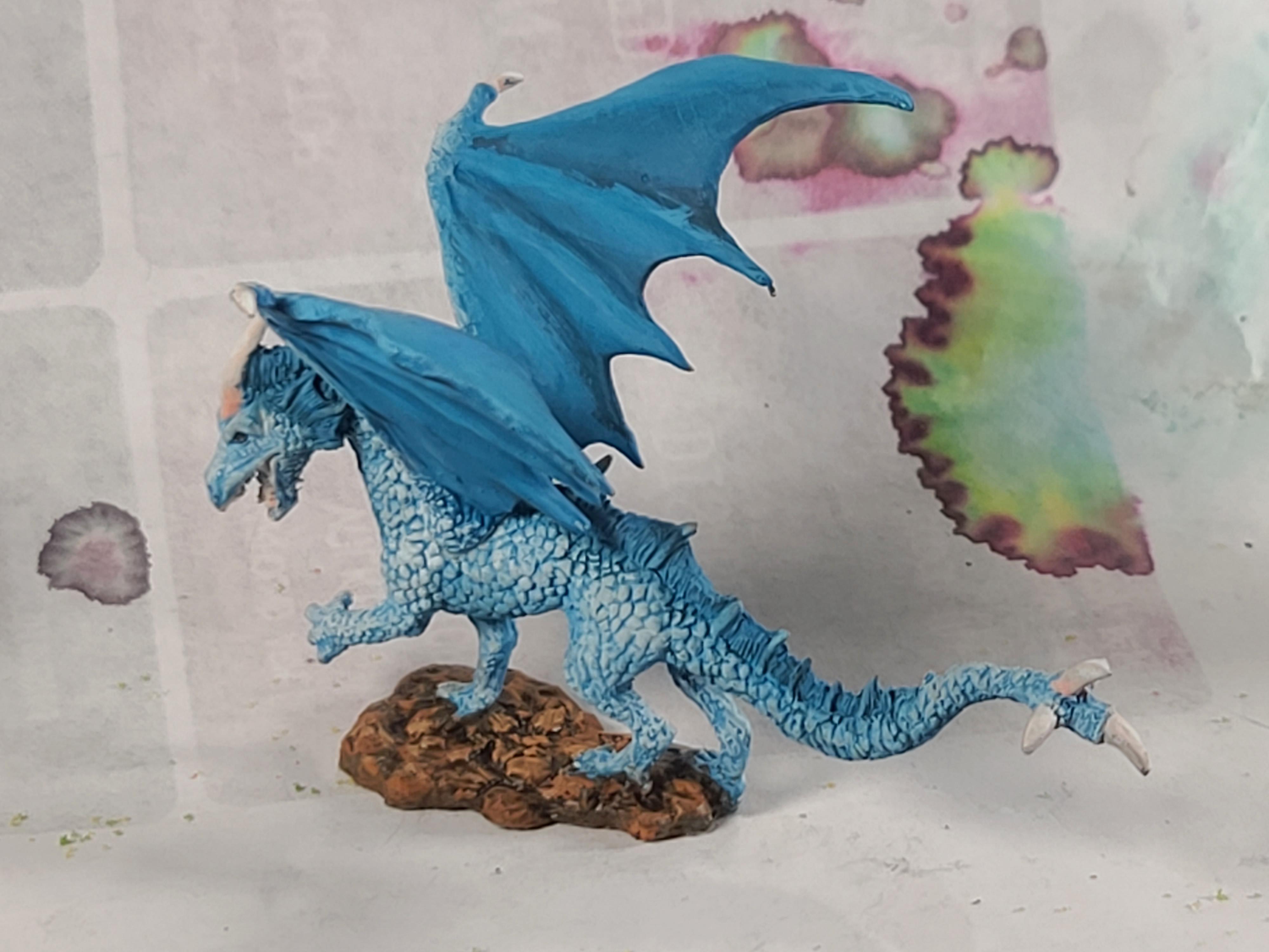 Dragon, Dungeons And Dragons, Ice Dragon, Reaper Miniatures, Warhammer Fantasy