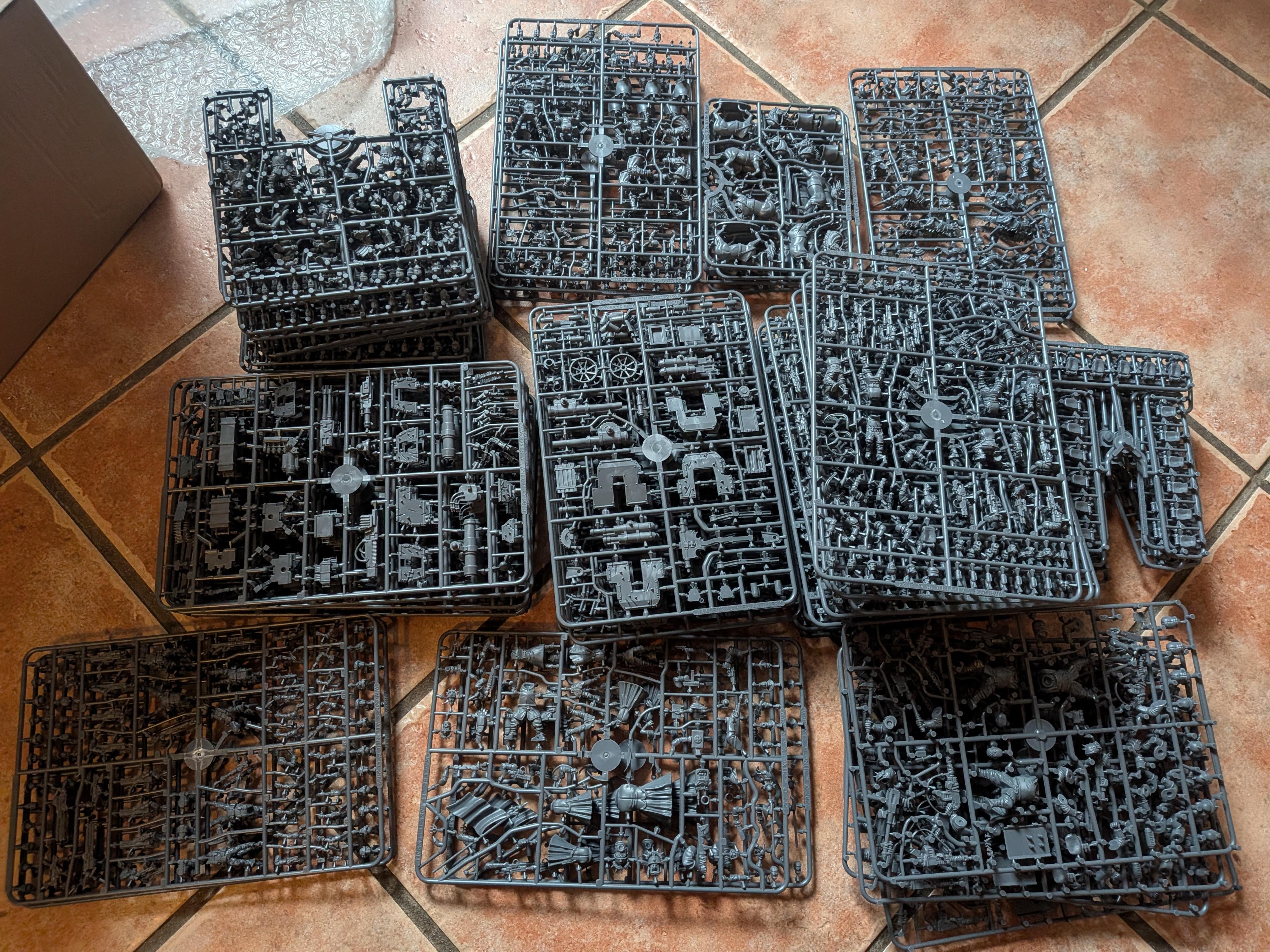 Damned, Militia, Sprue, Wargames Atlantic