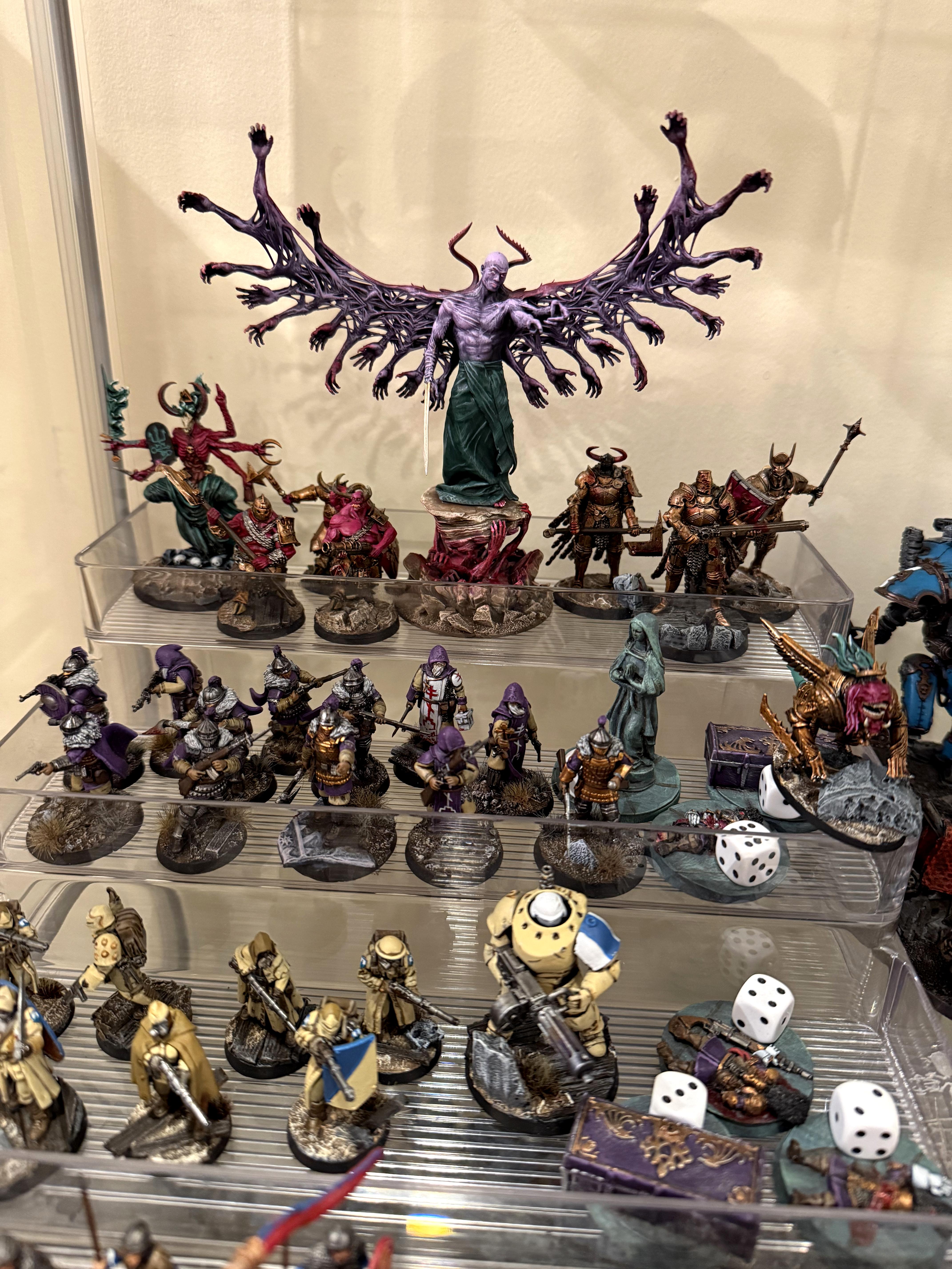 Abyssinian Front, Daemon Prince, Daemons, Desert Combat, Fallen Angel, Gold Armor, Trench, Trench Crusade