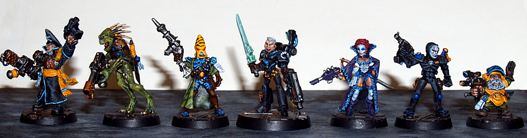 Assassin, Eldar, Games Workshop, Henchmen, Inquisitor, Kroot, Oldhammer, Squats, Warband, Warhammer 40,000