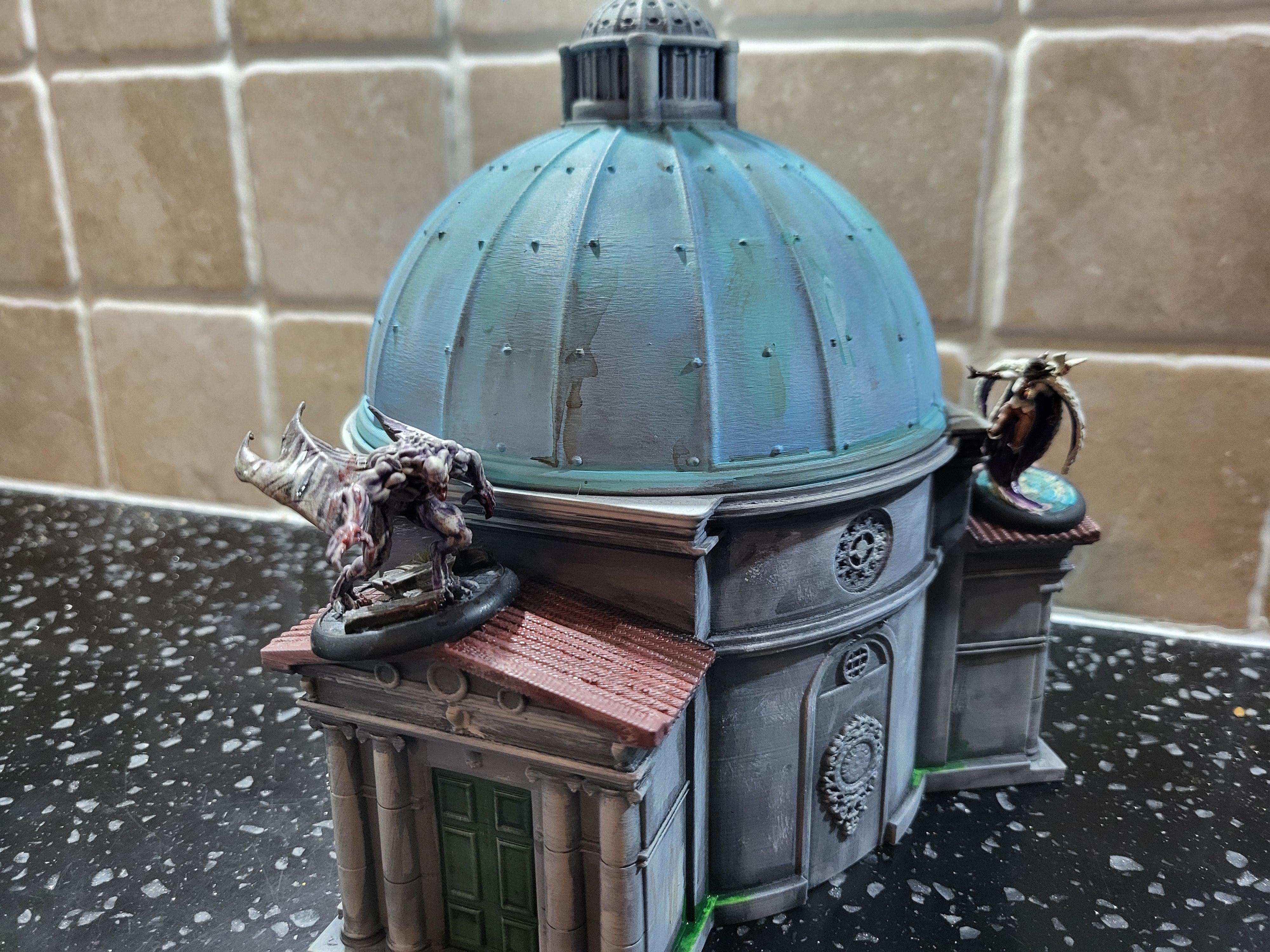 Chapel, Church, Dome, Shrine, Terrain