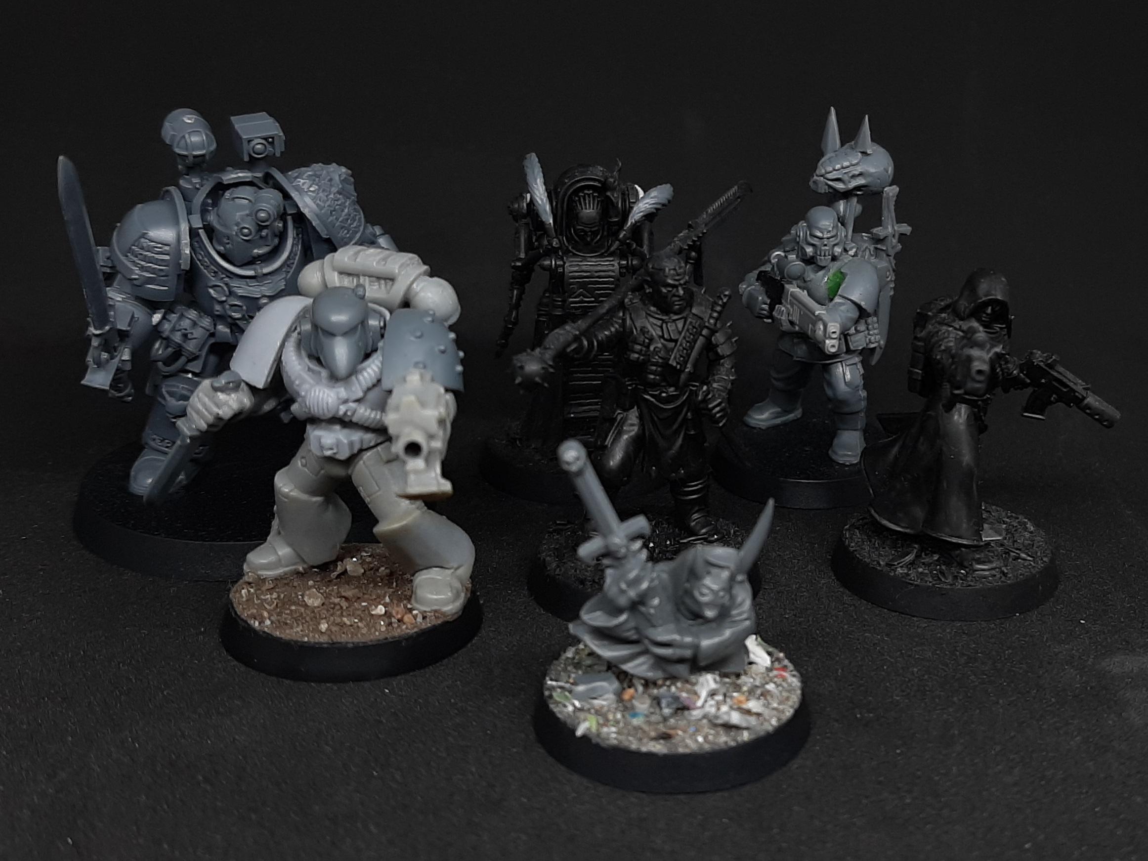 1, Challenge, Combat Patrol, Gray, Grey, Halberds, Knights, Million, Miniatures, One, Terminator Armor