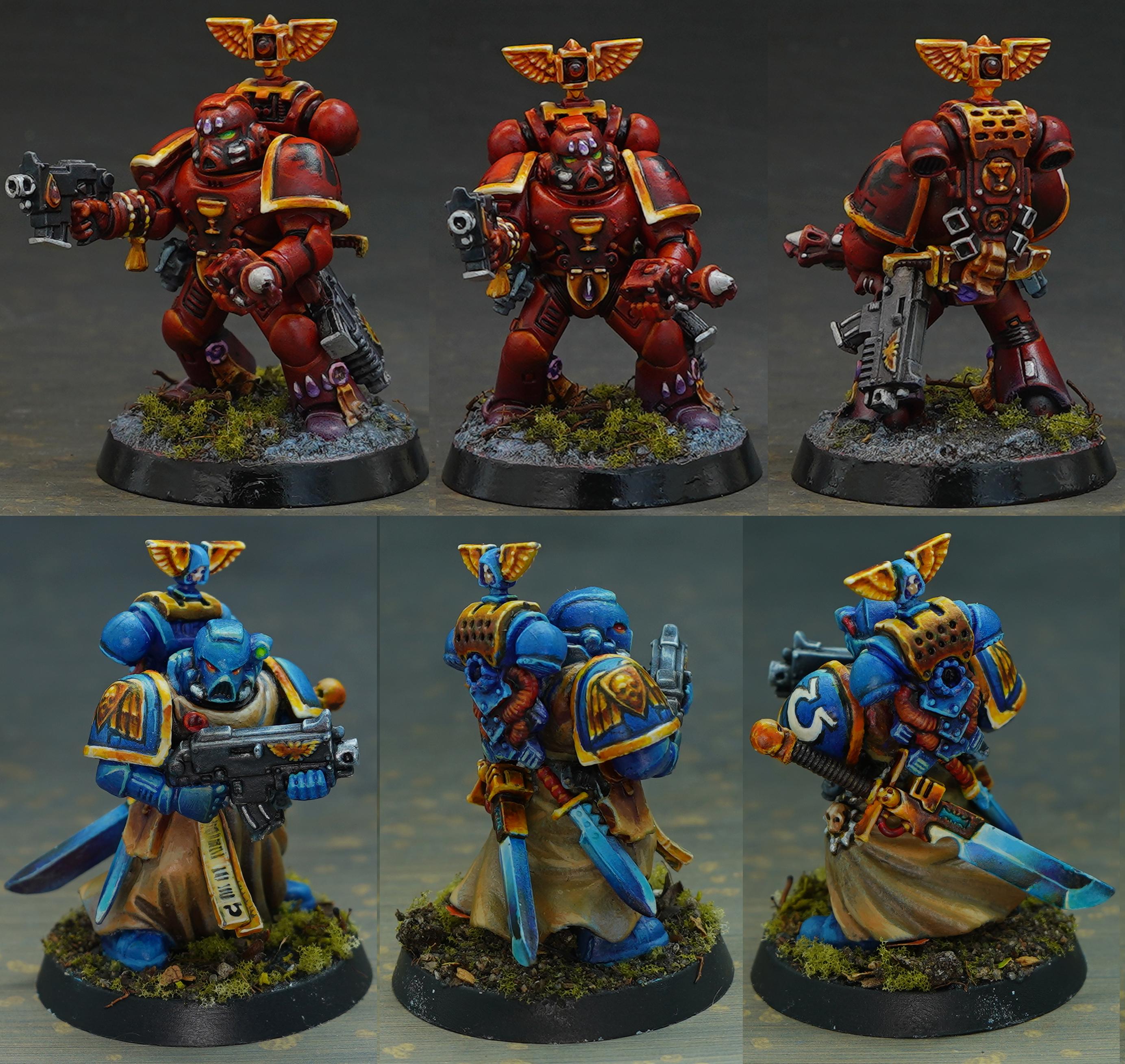 Blood Angels, Space Marines, Ultramarines