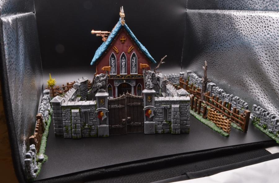 Chapel, Empire, Fence, Fortified Manor, Terrain, Walls, Warhammer Fantasy