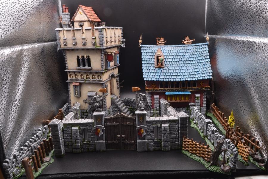 Chapel, Empire, Fortified Manor, Terrain, Walls, Warhammer Fantasy