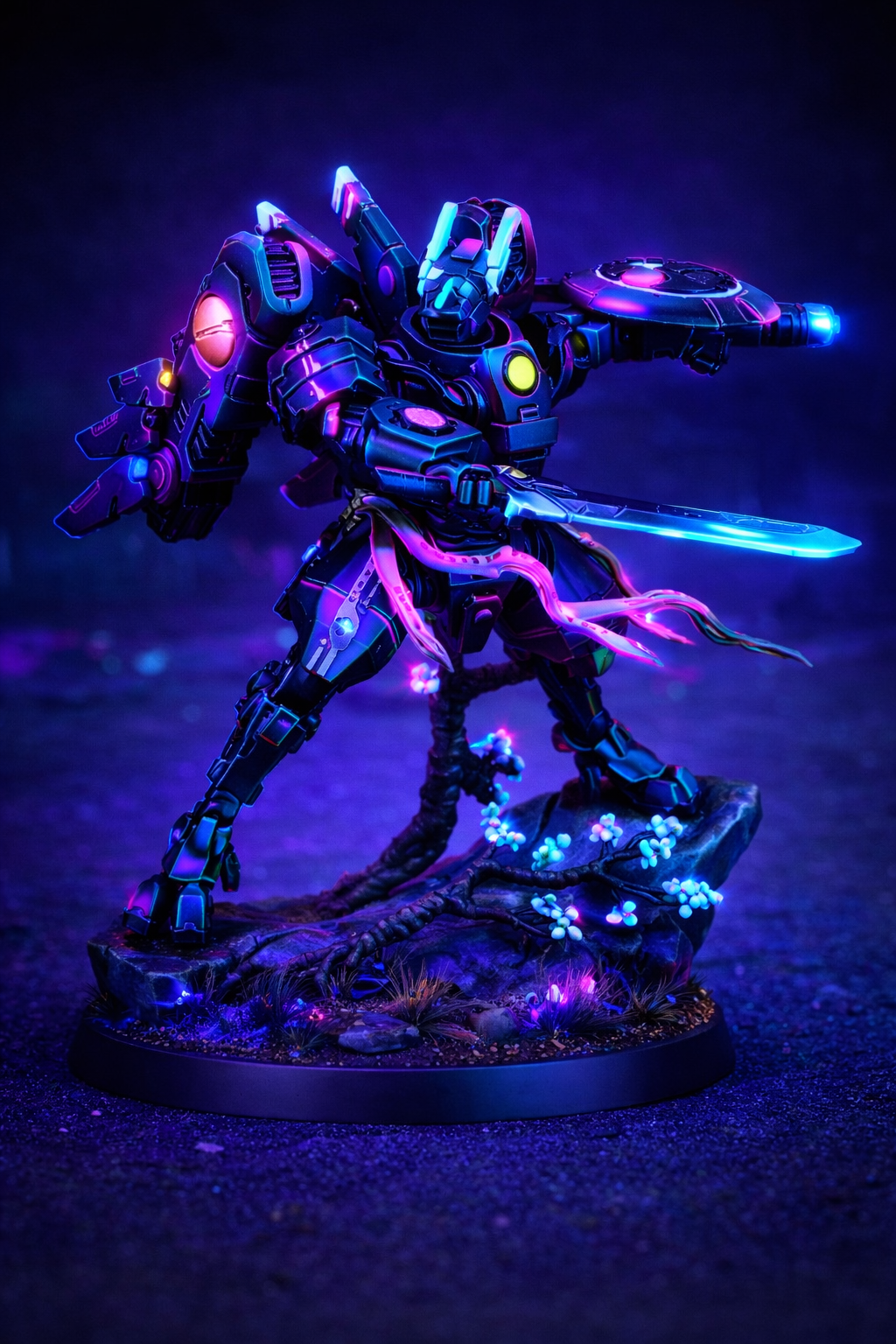 Battle, Neon, Suit, Tau