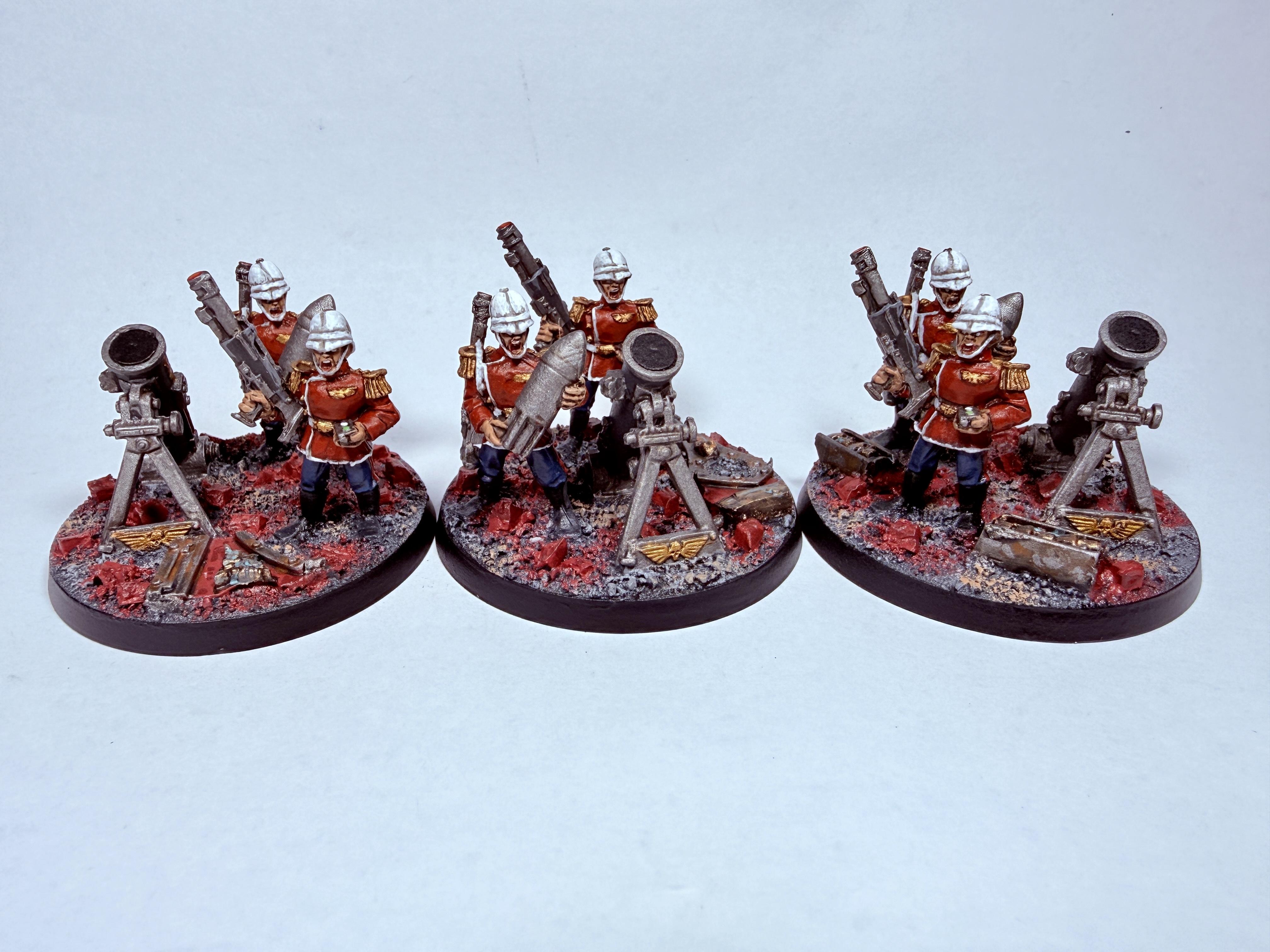 Astra Millitarum, Heavy Weapon, Imperial Guard, Mortar, Praetorians, Squad, Warhammer 40,000