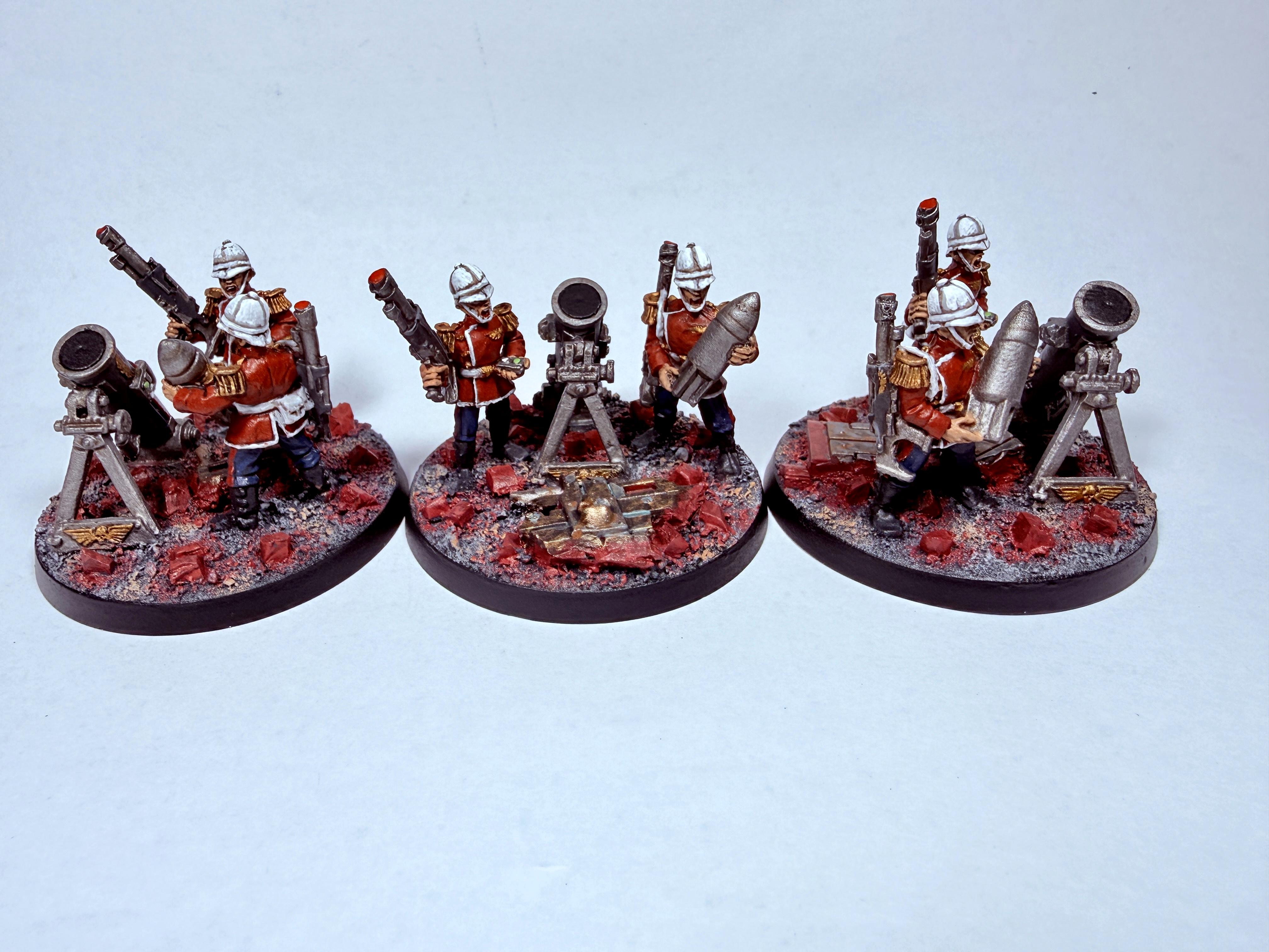 Astra Millitarum, Heavy Weapon, Imperial Guard, Mortar, Praetorians, Squad, Warhammer 40,000