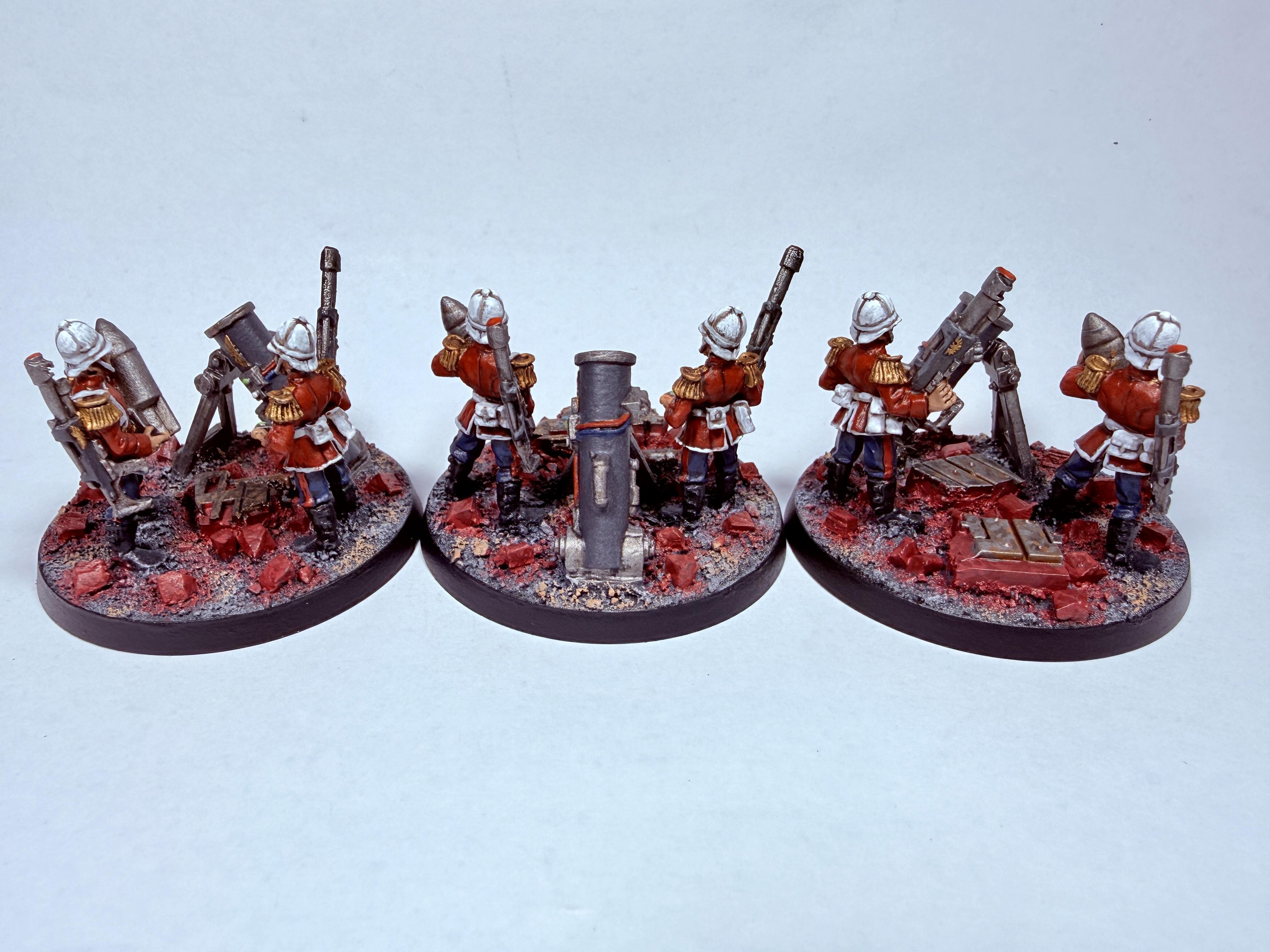 Astra Millitarum, Heavy Weapon, Imperial Guard, Mortar, Praetorians, Squad, Warhammer 40,000