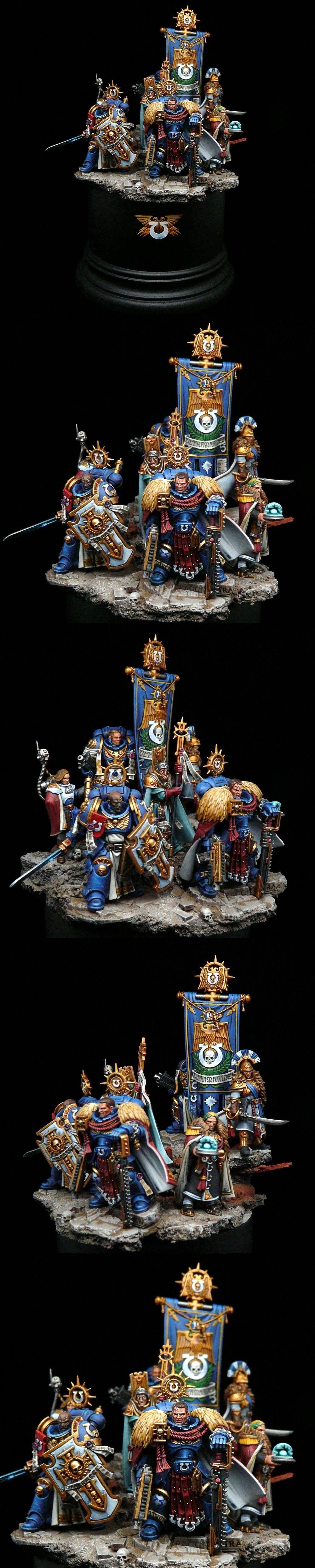 Adeptus Astartes, Ancient Gadriel, Demetrian Titus, Metaurus, Primaris, Space Marines, Ultramarines, Wardens Of Ultramar