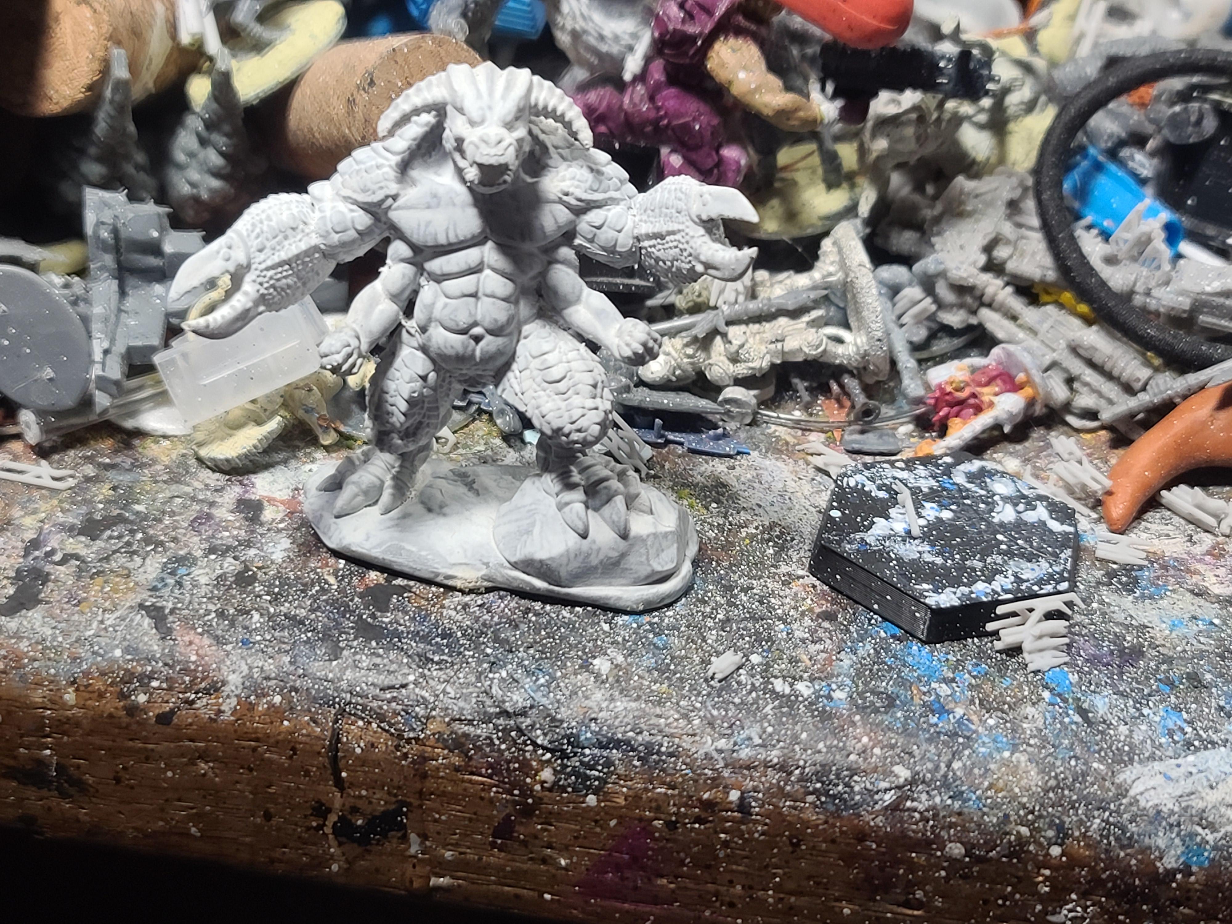 4 Arms, Daemons, Dungeons And Dragons, Glabezu, Next Level Miniatures