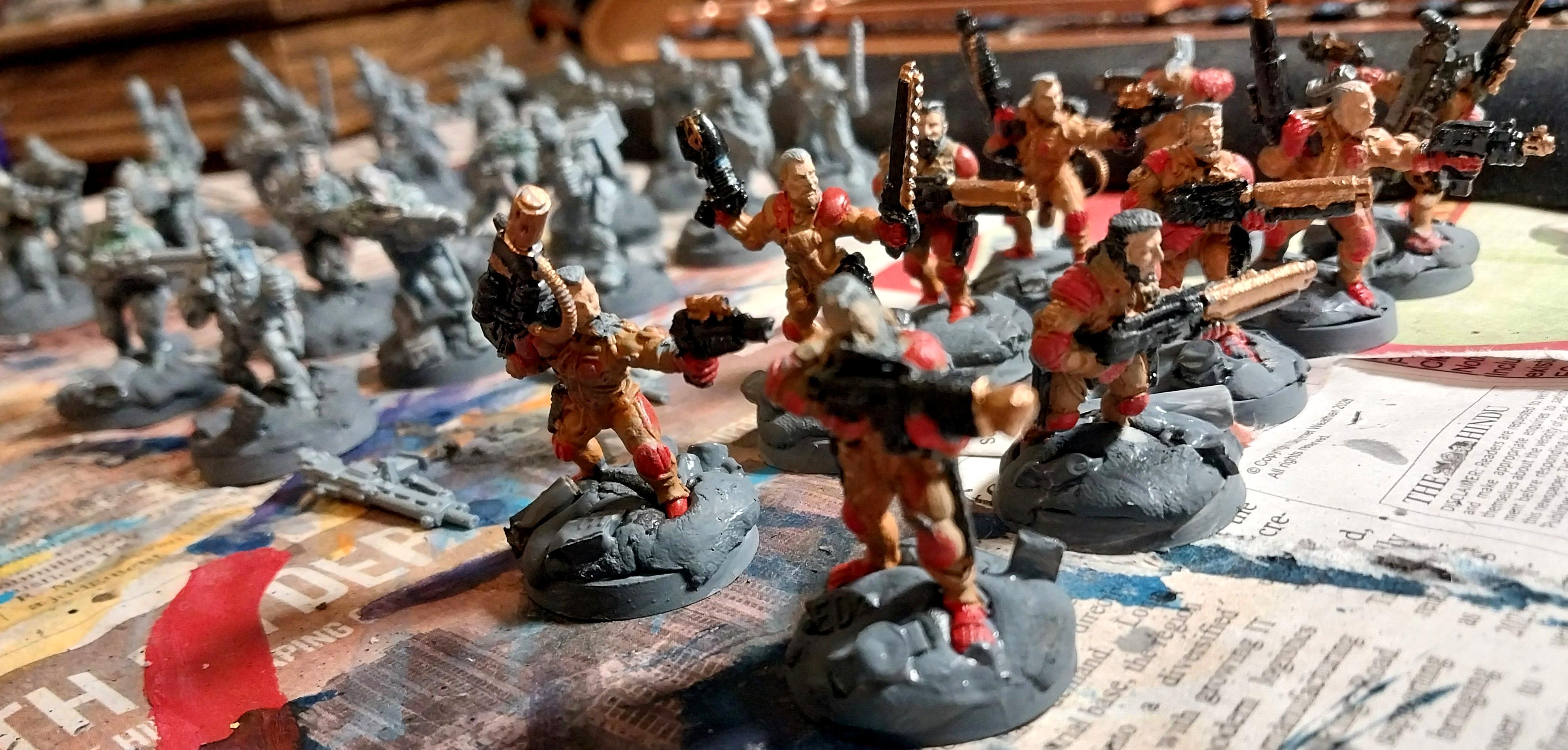 Fremen, Metal, Necromunda, Oldhammer, Scions, Storm Troopers, Tallarn Desert Raiders, Van Saar
