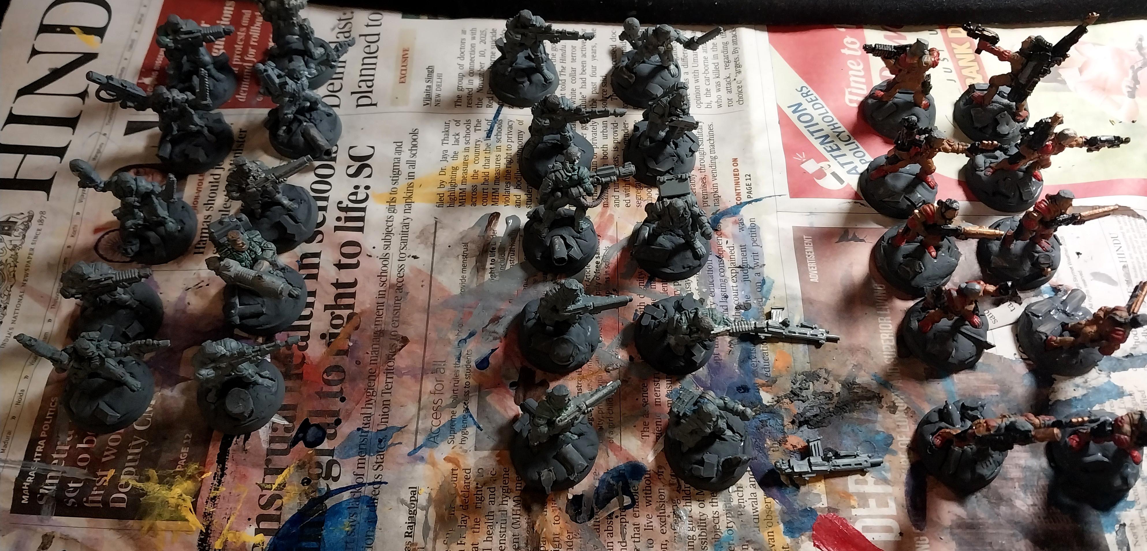 Fremen, Metal, Necromunda, Oldhammer, Scions, Storm Troopers, Tallarn Desert Raiders, Van Saar