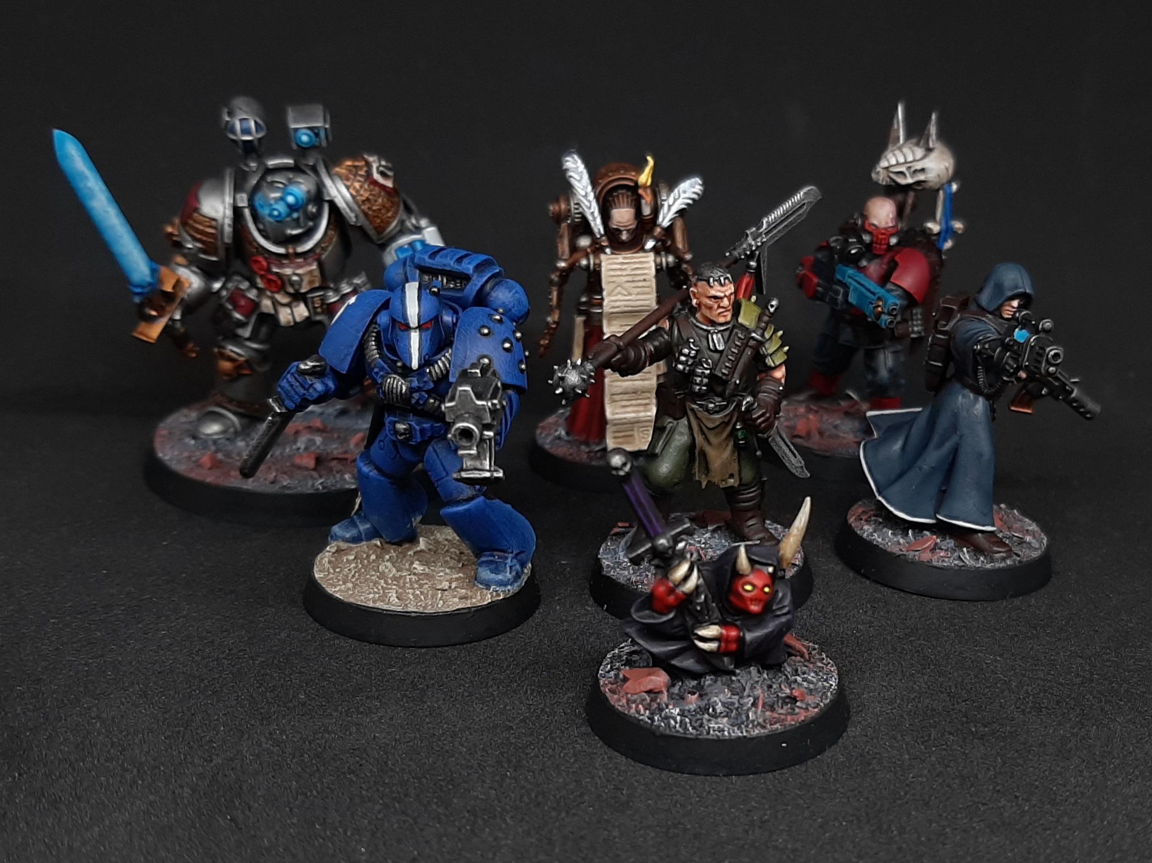 1, Agents, Beakie, Challenge, Gray, Grey, Inquisition, Inquisitorial, Knights, Million, Miniatures, One, Terminator Armor