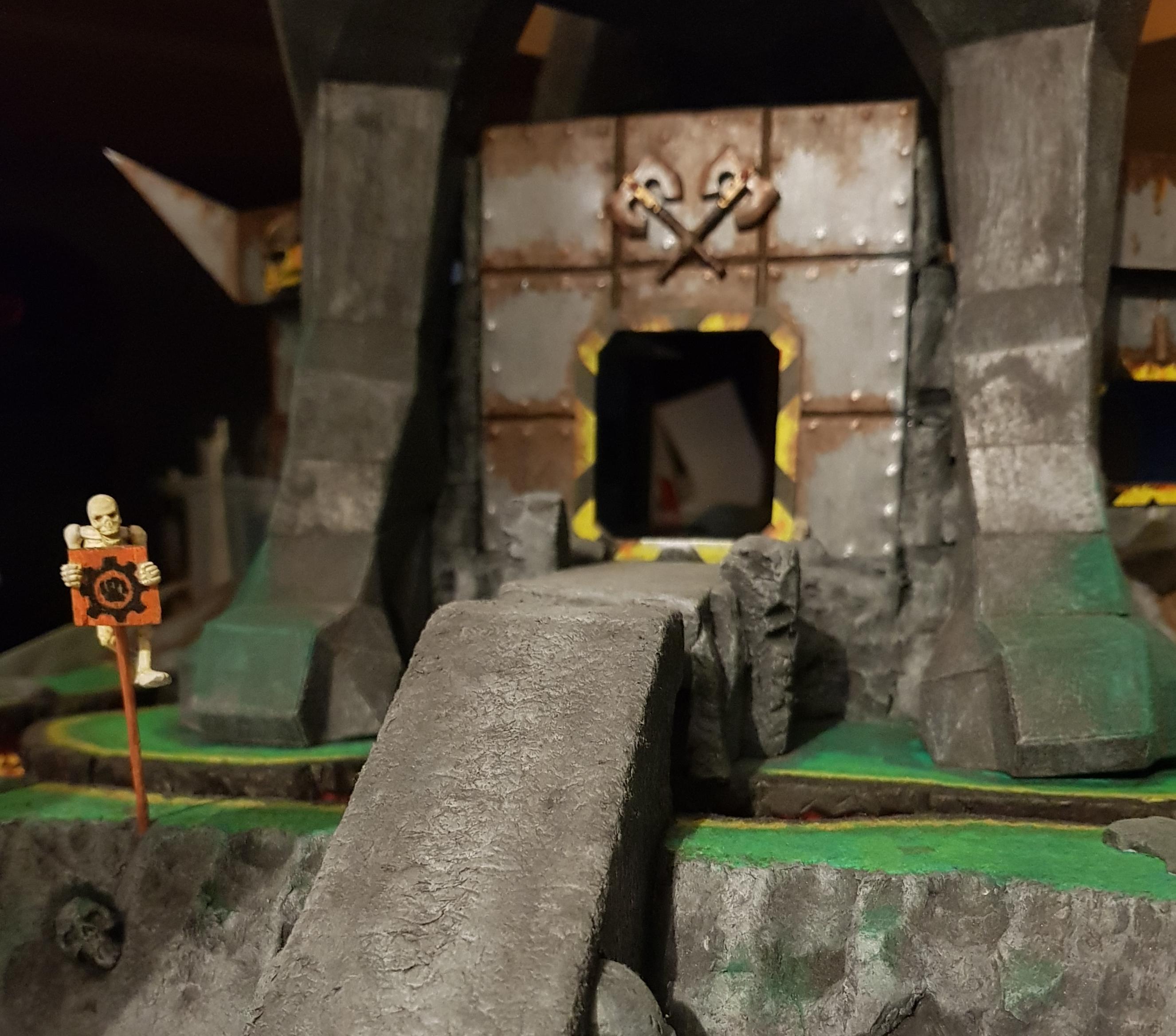 Bastion, Buildings, Chaos, Sculptur, Space Marines, Wolf, Work In Progress