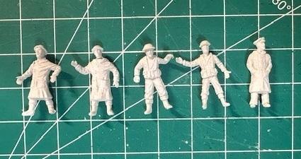 1/72 Scale, Corvette, Crew, Flower Class Corvette, Matchbox, Navy, Painted, Revell