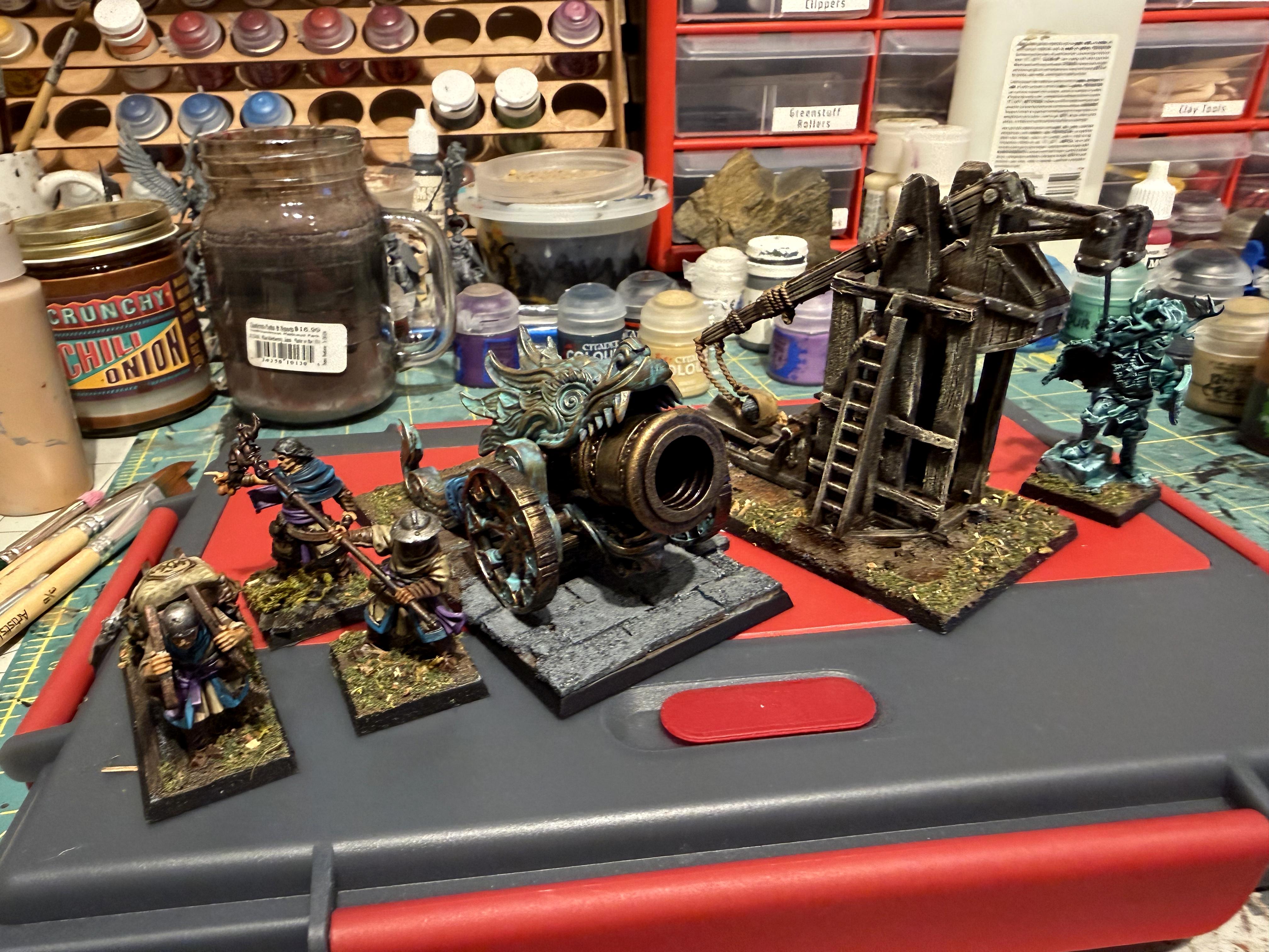 Bombard, Border Brigands, Bretonnian Exiles, Bretonnians, Conversion, Peasants