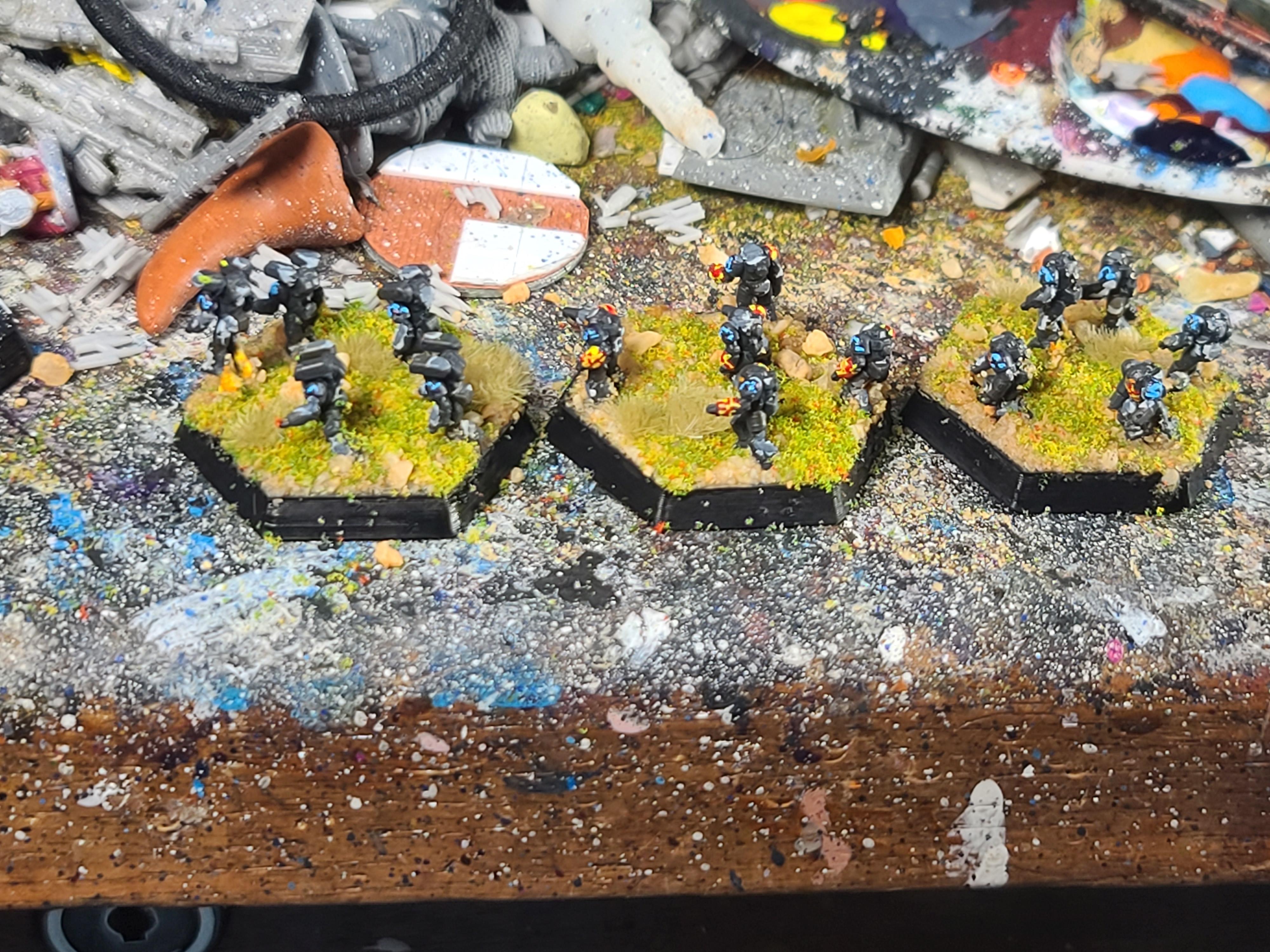 Afterdark Prints, Battle Armor, Battletech, Clan Smoke Jaguar, Elementals, Omega Galaxy, Power Armor, Sir Mortimer Bombito