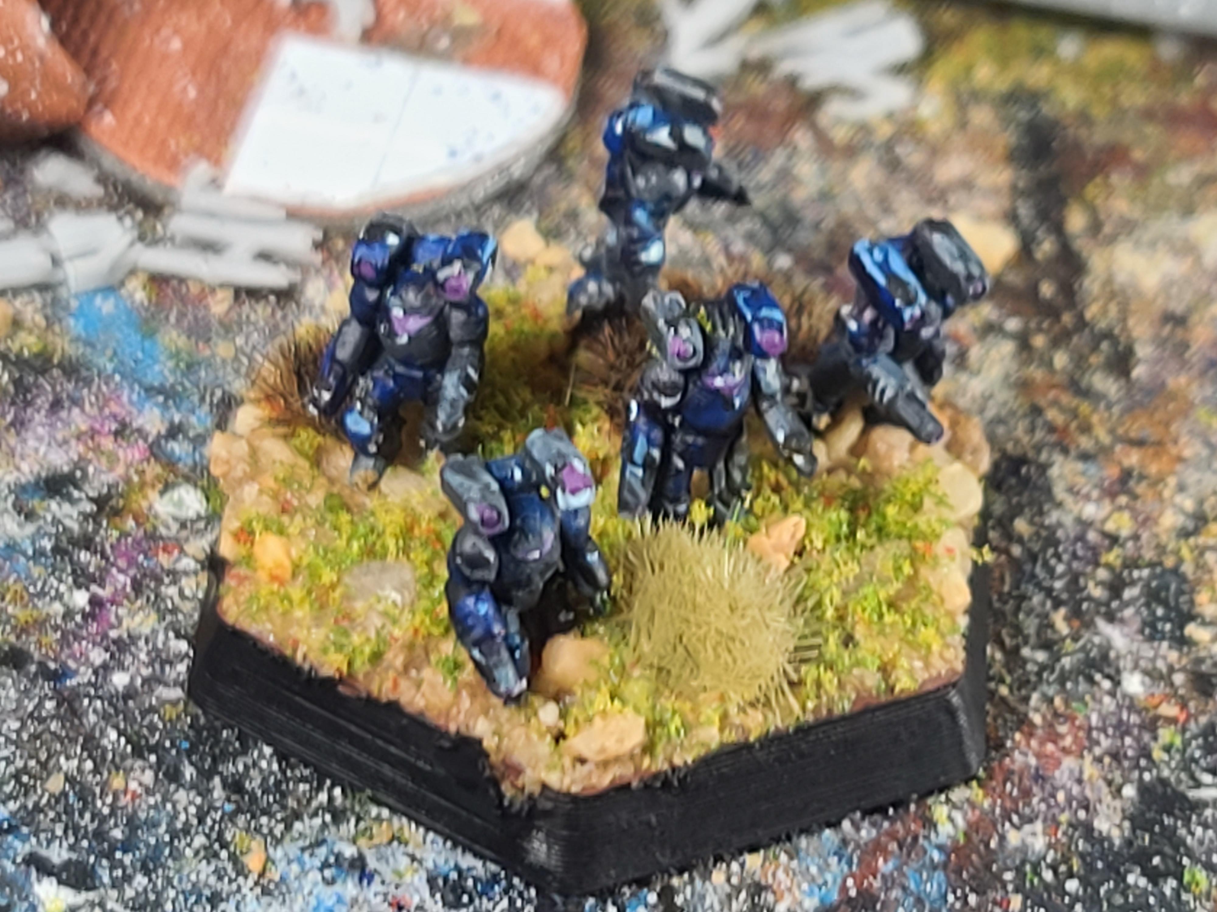 Afterdark Prints, Alpha Galaxy, Battle Armor, Battletech, Clan Ghost Bear, Elementals, Power Armor, Sir Mortimer Bombito