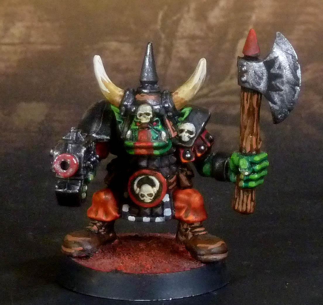Oldhammer, Orks, Ork Boy (colour test)