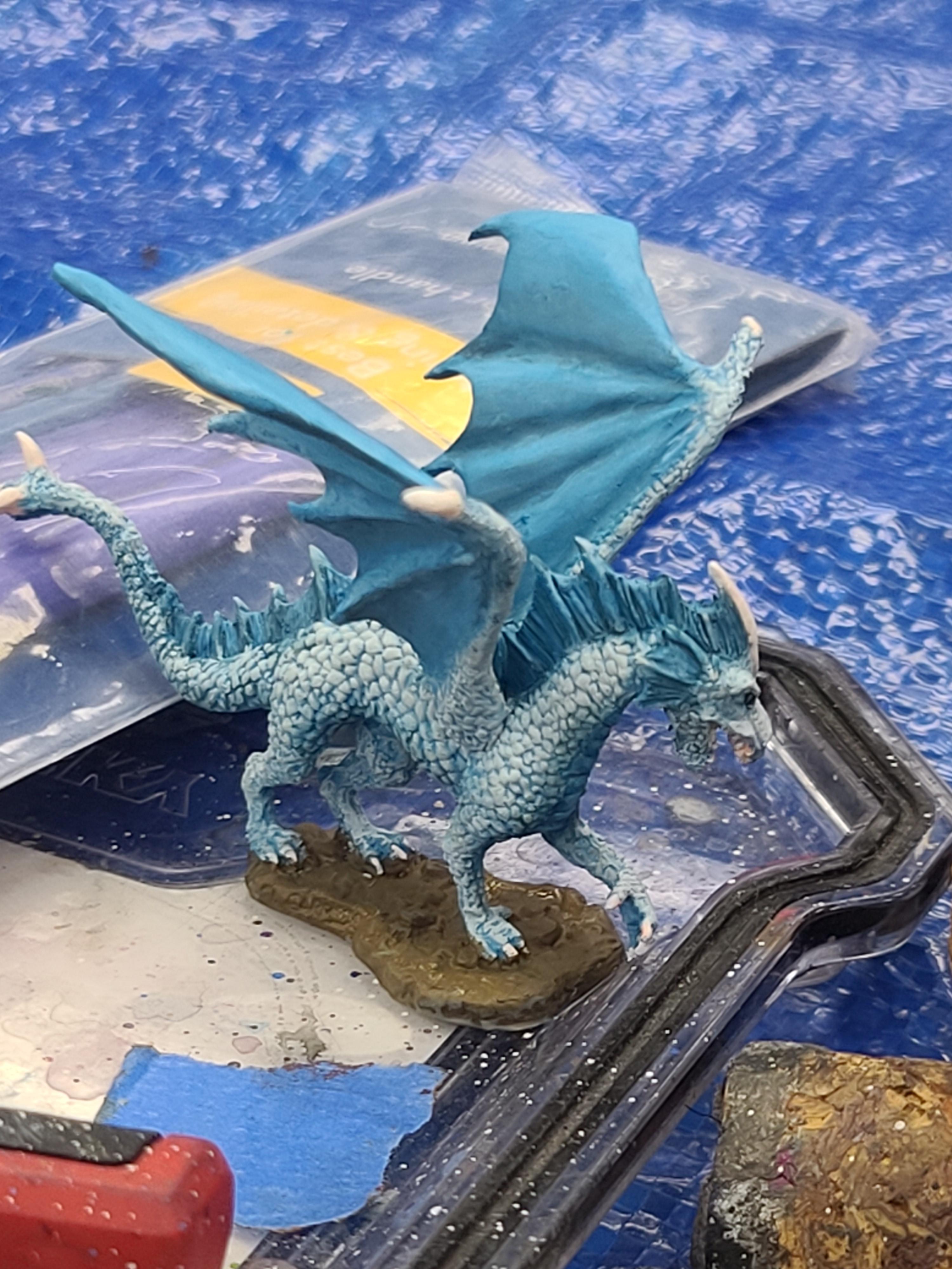 Bones Black, Dragon, Dungeons And Dragons, Ice Dragon, Reaper Miniatures, Van Horne Sculpt