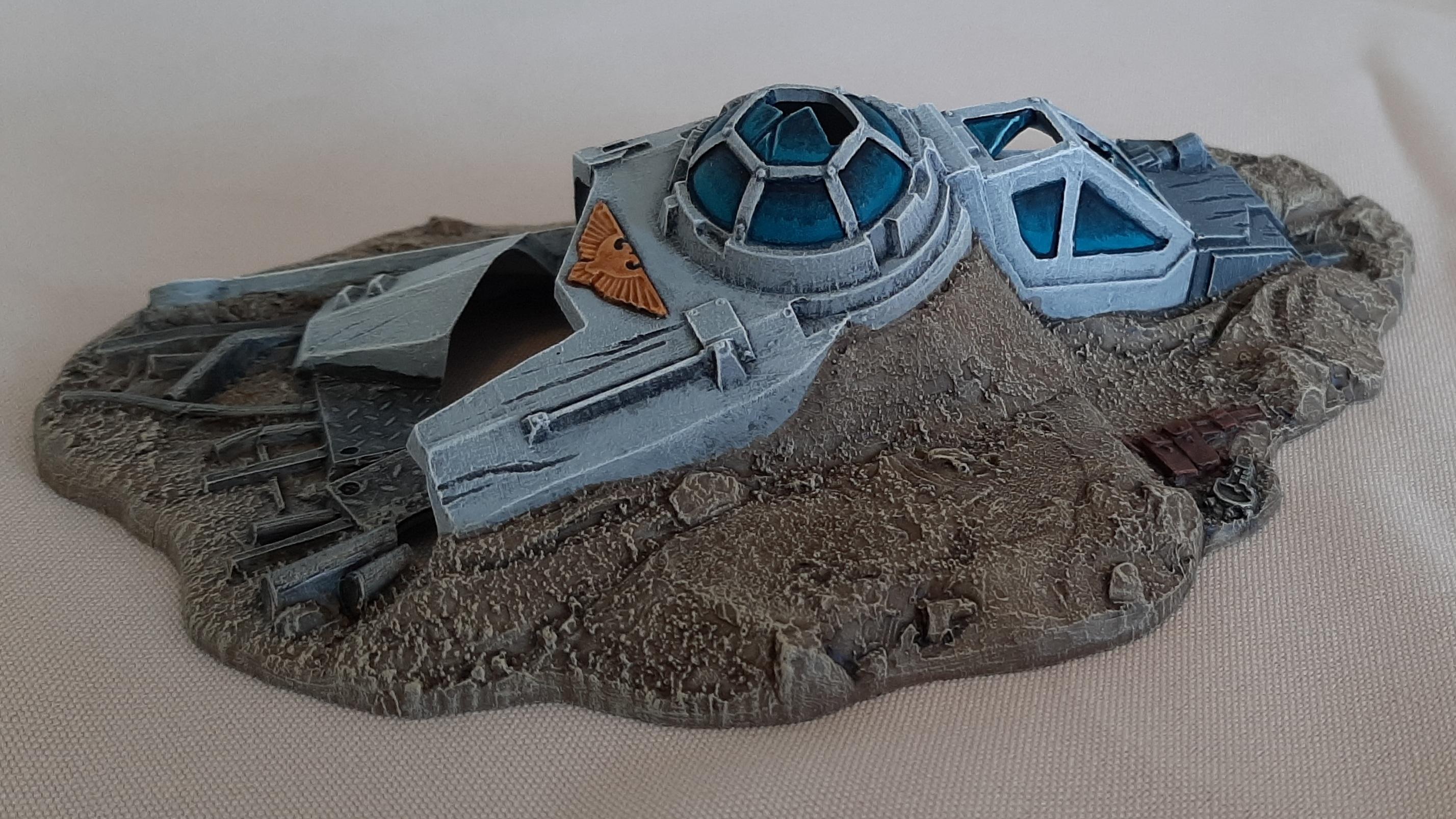 4th, Aquila, Astartes, Battle, Box, Classic, Crashed, Edition, For, Introduction, Lander, Macragge, Oldhammer, Original, Parts, Retro, Set, Shuttle, Space, Space Marines, Starter, Terrain