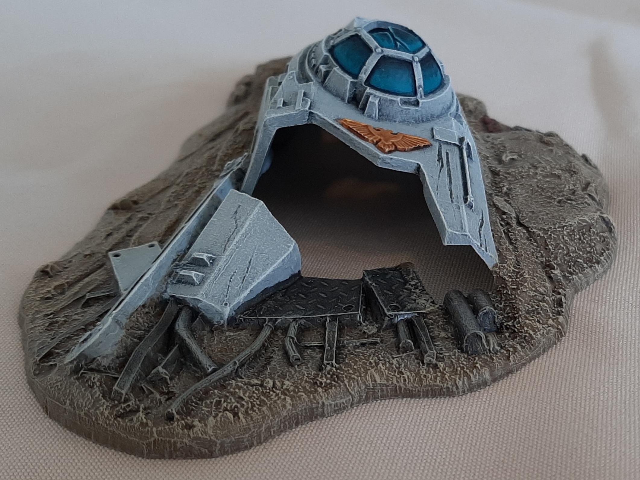 4th, Aquila, Astartes, Battle, Box, Classic, Crashed, Edition, For, Introduction, Lander, Macragge, Oldhammer, Original, Parts, Retro, Set, Shuttle, Space, Space Marines, Starter, Terrain