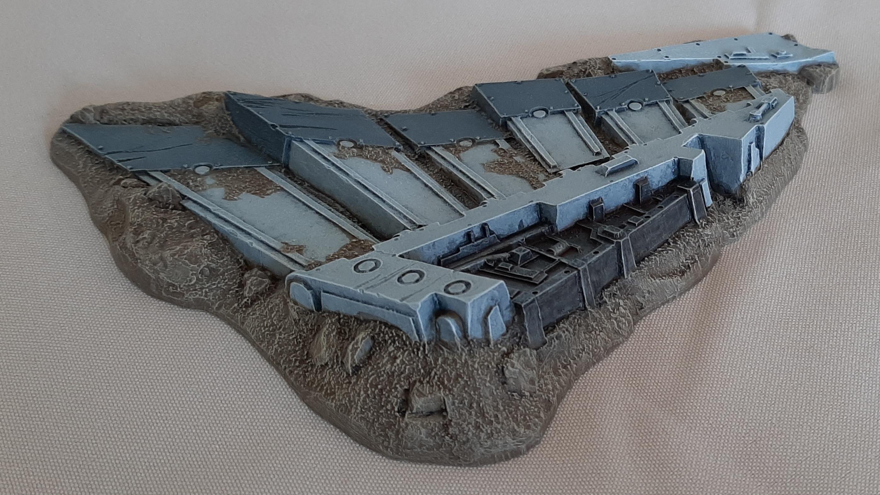 4th, Aquila, Astartes, Battle, Box, Classic, Crashed, Edition, For, Introduction, Lander, Macragge, Oldhammer, Original, Parts, Retro, Set, Shuttle, Space, Space Marines, Starter, Terrain