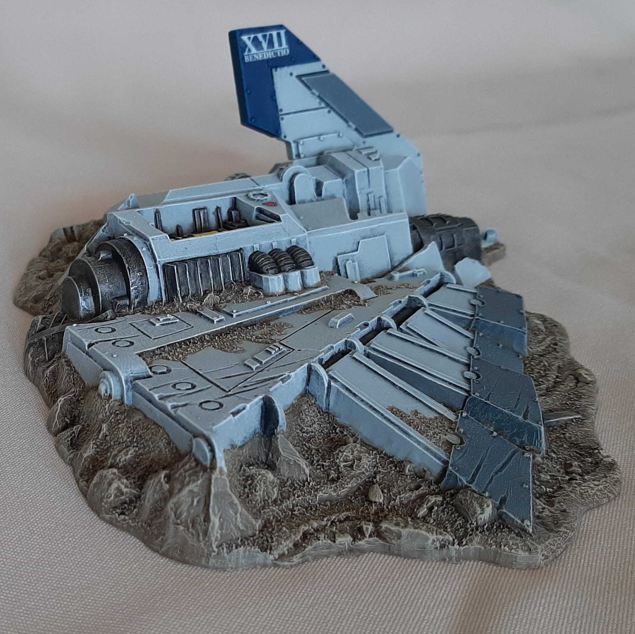 4th, Aquila, Astartes, Battle, Box, Classic, Crashed, Edition, For, Introduction, Lander, Macragge, Oldhammer, Original, Parts, Retro, Set, Shuttle, Space, Space Marines, Starter, Terrain