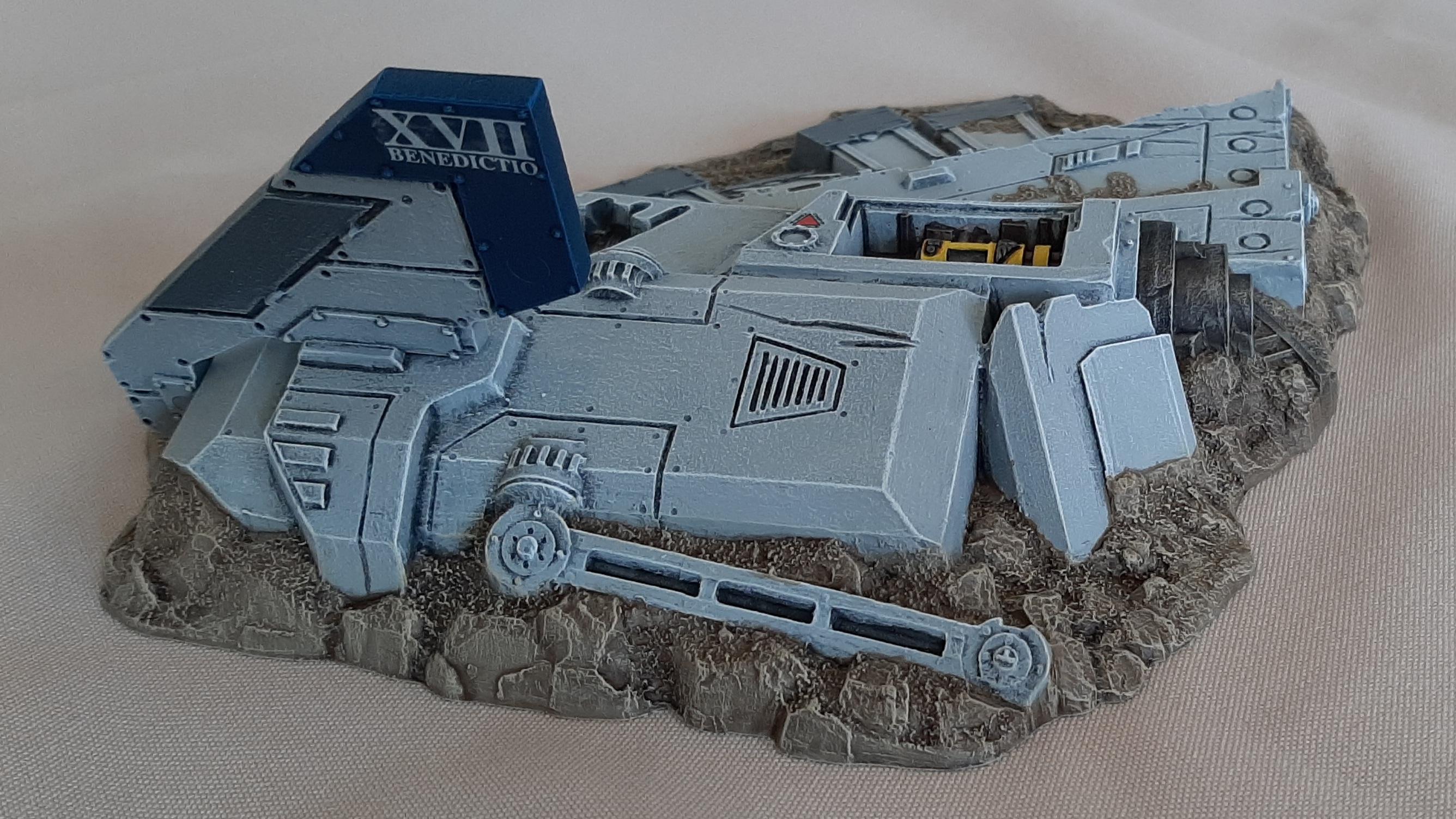 4th, Aquila, Astartes, Battle, Box, Classic, Crashed, Edition, For, Introduction, Lander, Macragge, Oldhammer, Original, Parts, Retro, Set, Shuttle, Space, Space Marines, Starter, Terrain