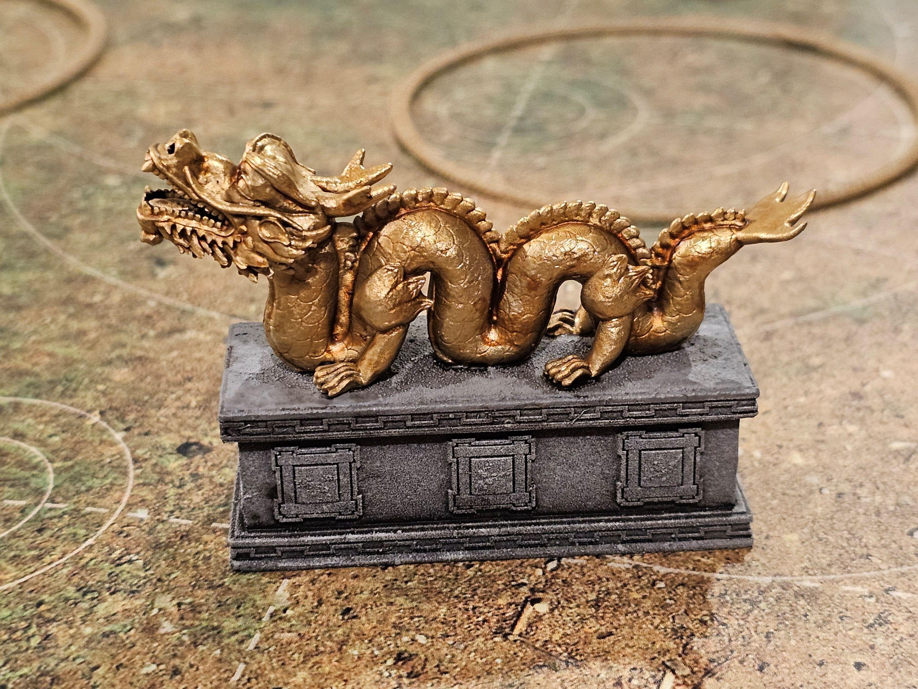 Bushido, Terrain, dragon statue