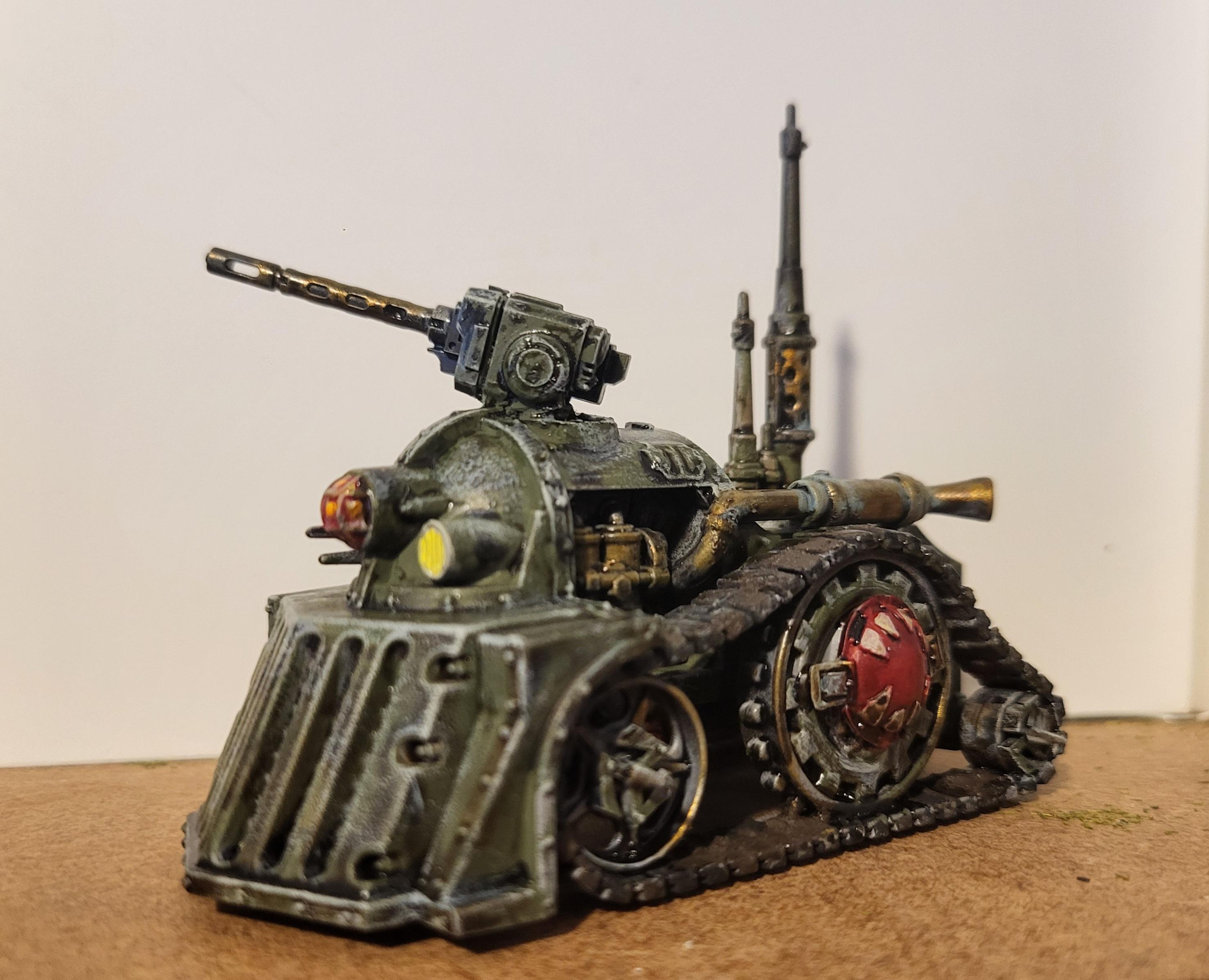 Kitbash, Orks, Tank, Grot Tractor tank 