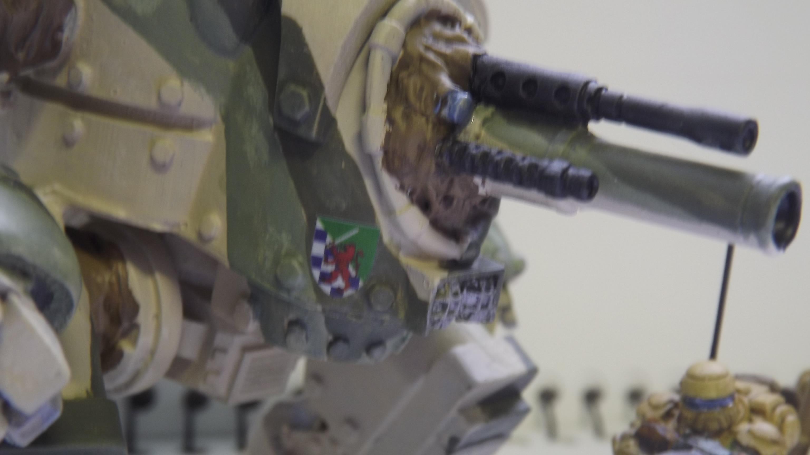 Conversion, Imperial Guard, Infantry Support Walker, Konflict 47, Support Walker, Walker, Warlord Gamers