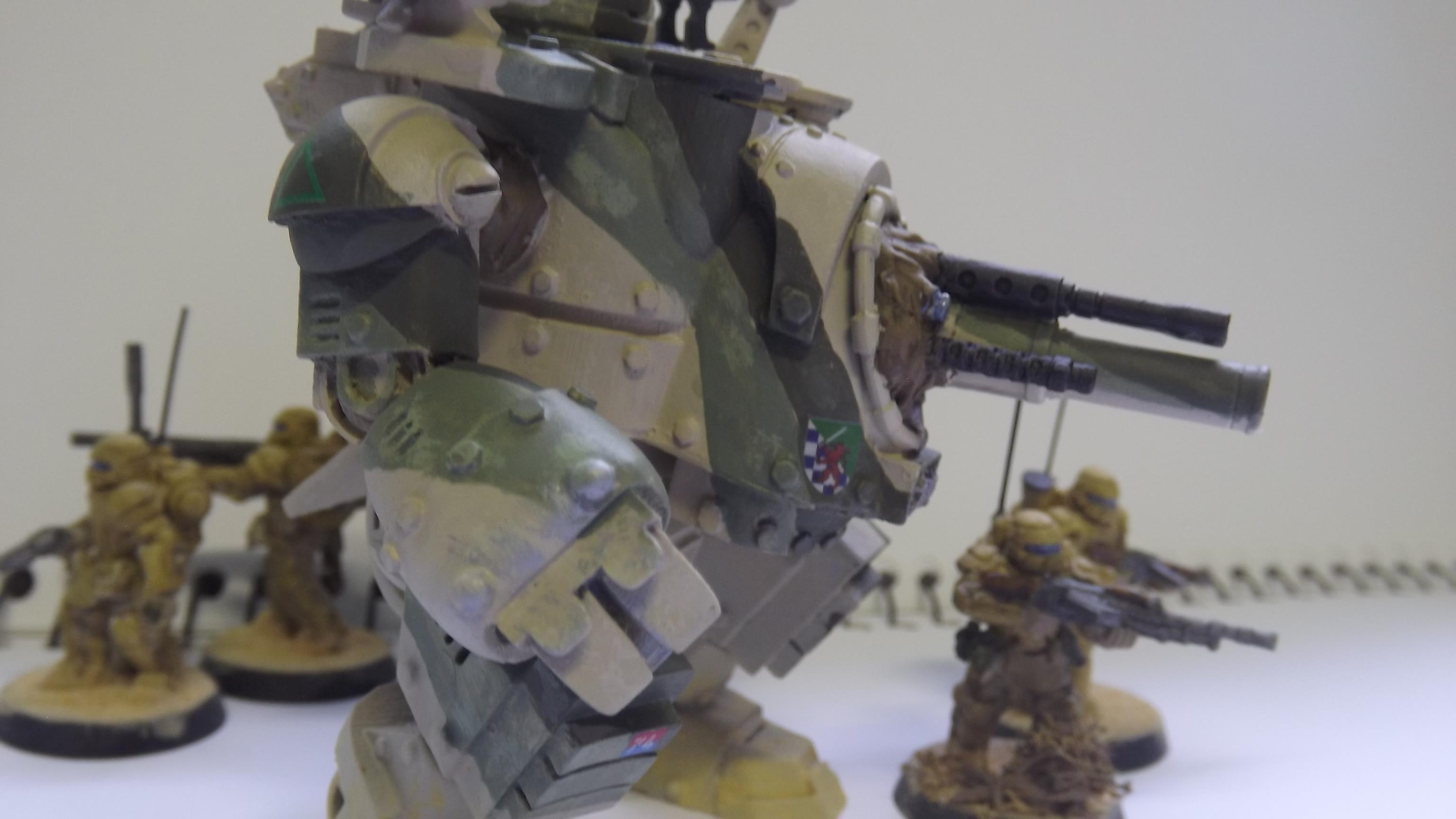 Conversion, Imperial Guard, Infantry Support Walker, Konflict 47, Support Walker, Walker, Warlord Gamers