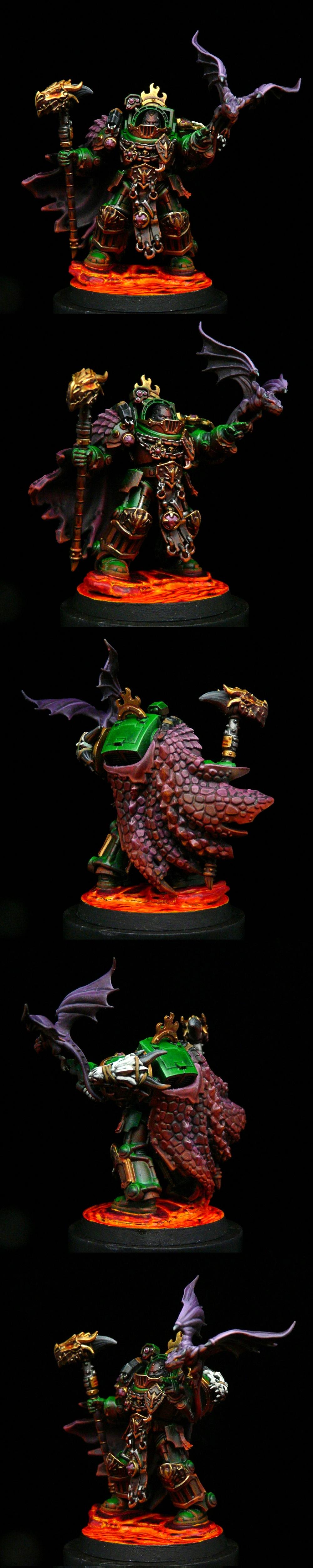 Adeptus Astartes, Fire Drake, Kitbash, Primaris, Salamanders, Space Marines, Terminator Armor