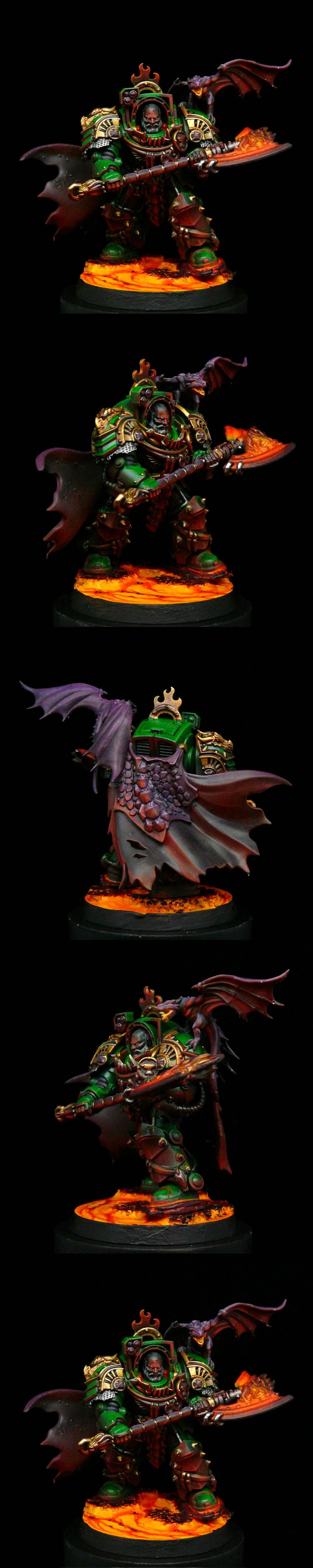 Adeptus Astartes, Fire Drake, Kitbash, Primaris, Salamanders, Space Marines, Terminator Armor