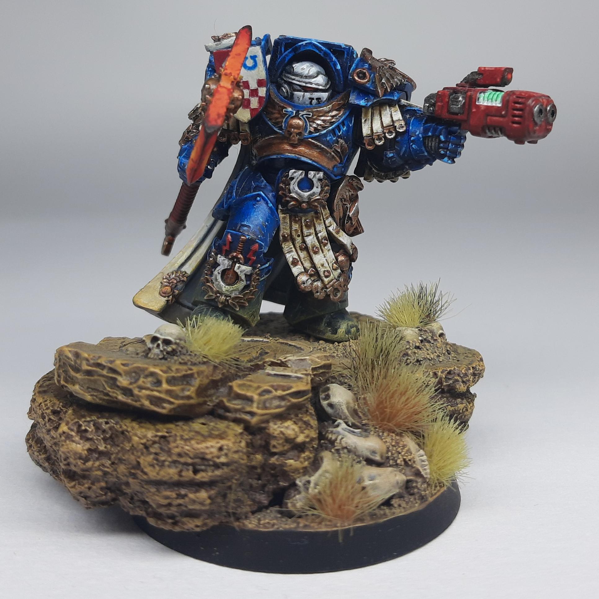 Agemman, Captain, Space Marines, Terminator Armor, Ultramarines