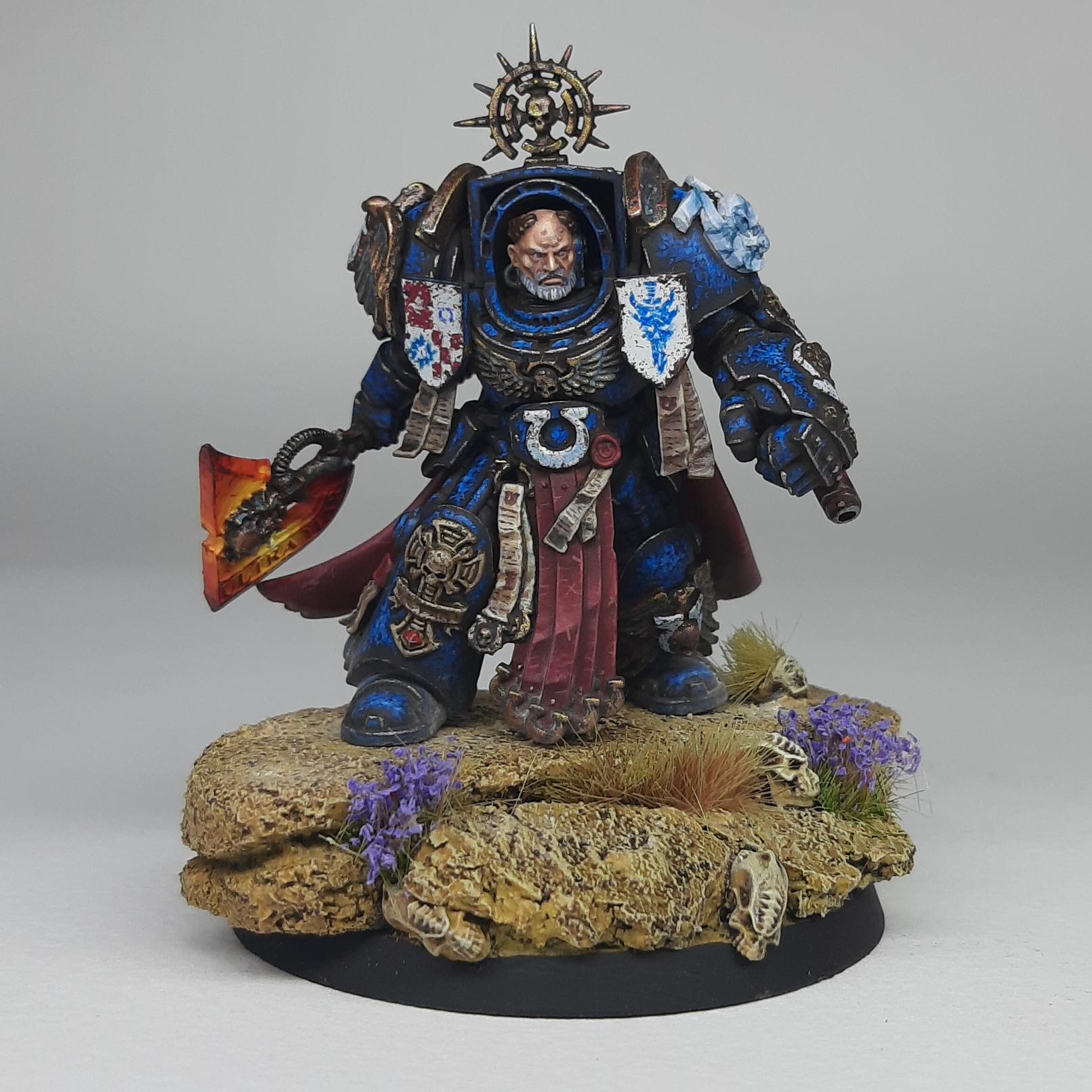 Agemman, Captain, Chapter Master, Space Marines, Terminator Armor, Ultramarines