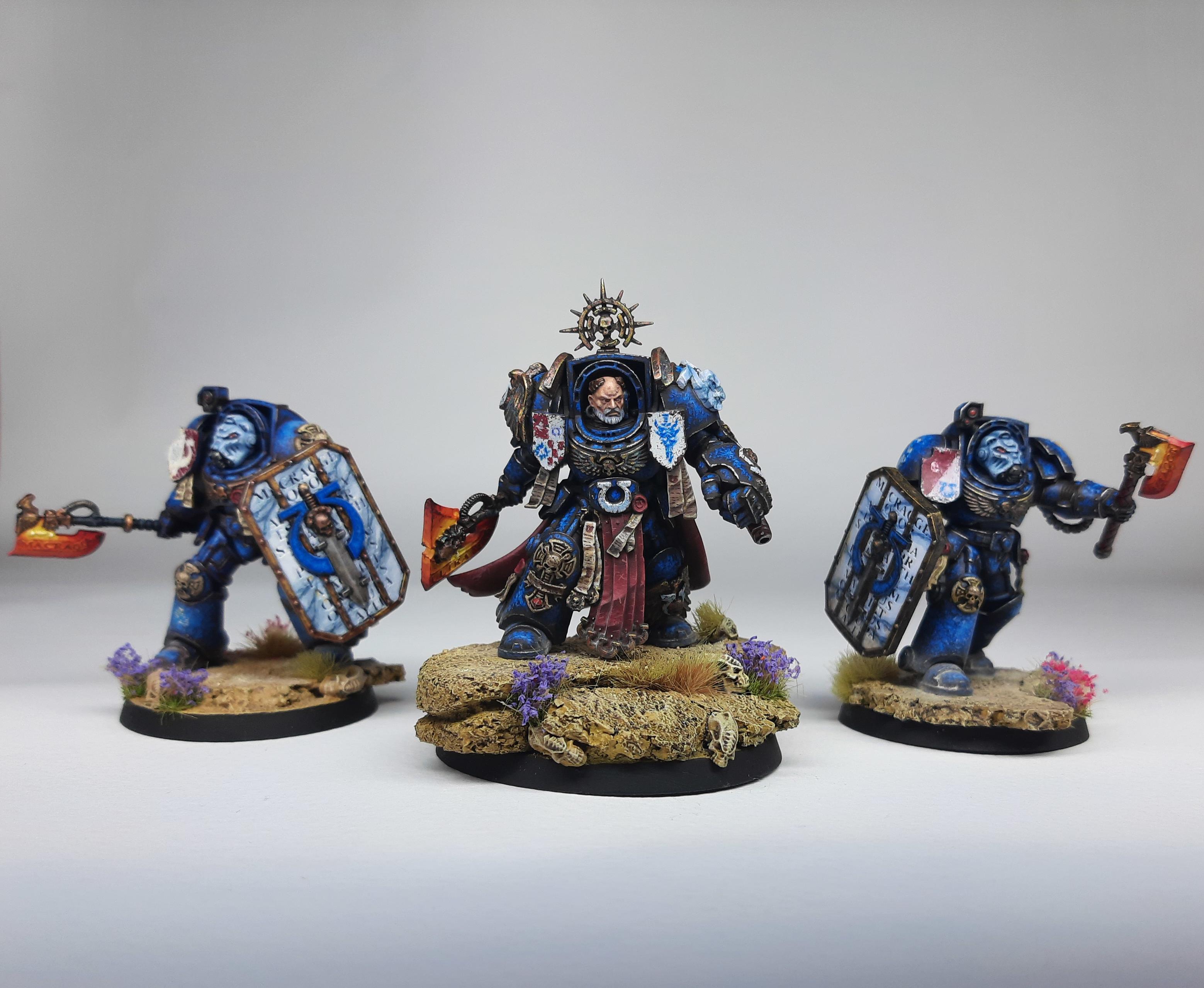 Agemman, Captain, Chapter Master, Space Marines, Terminator Armor, Ultramarines