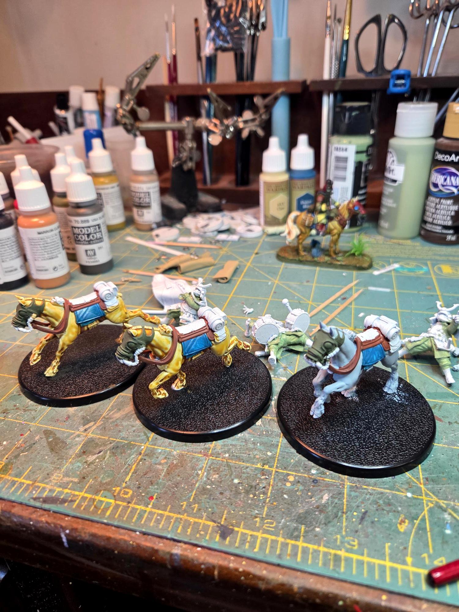 Cavalry, Command, Group, Samurai, Space