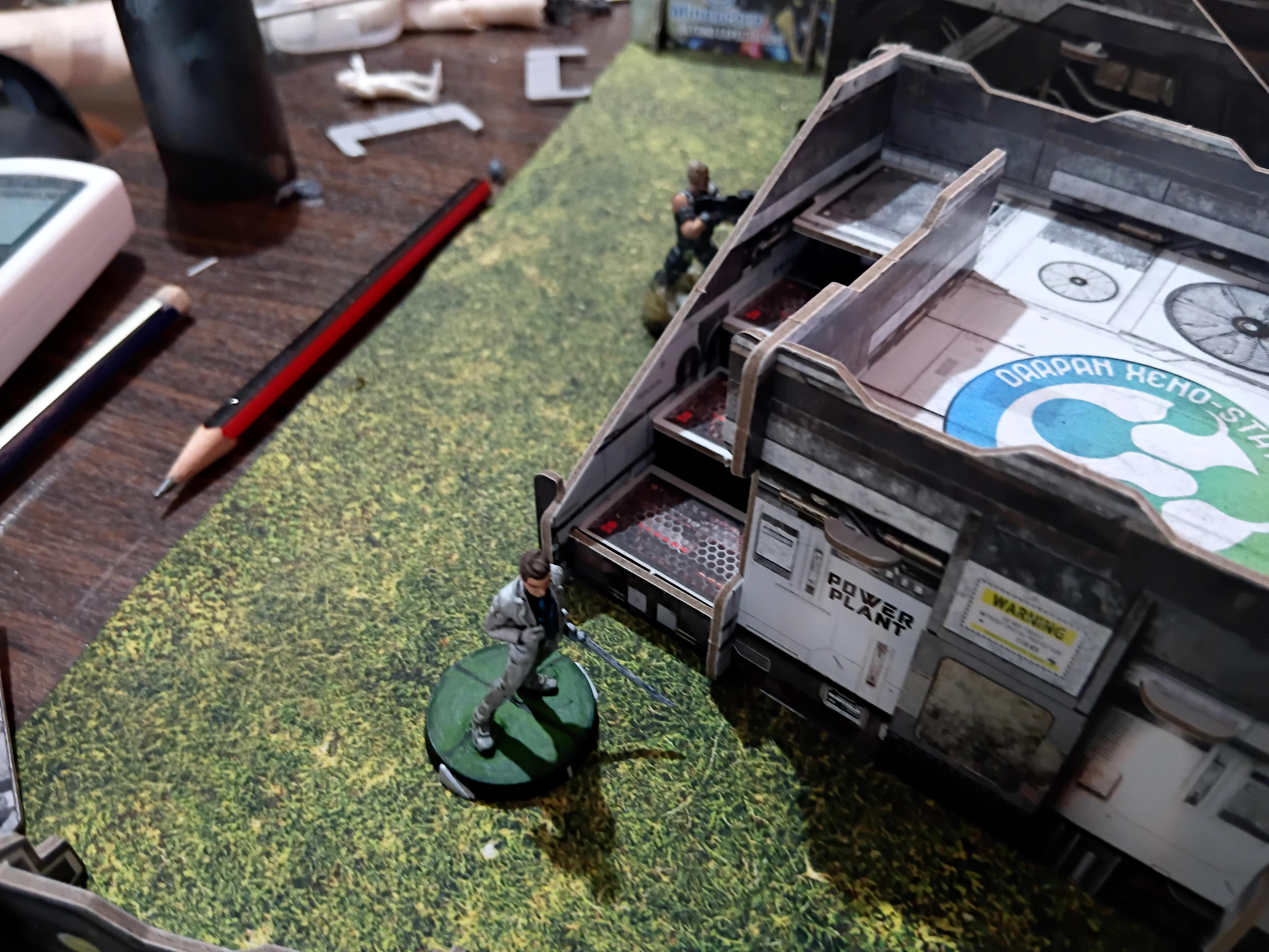 Adventure Game, Azakir Halgriv, Five Parsecs From Home, Fun, Genestealer, Mercenary, Miniatures, Minis, Ninjas, Sci Fi, Science Fiction, Sela Orrel, Ship Crew, Single Player