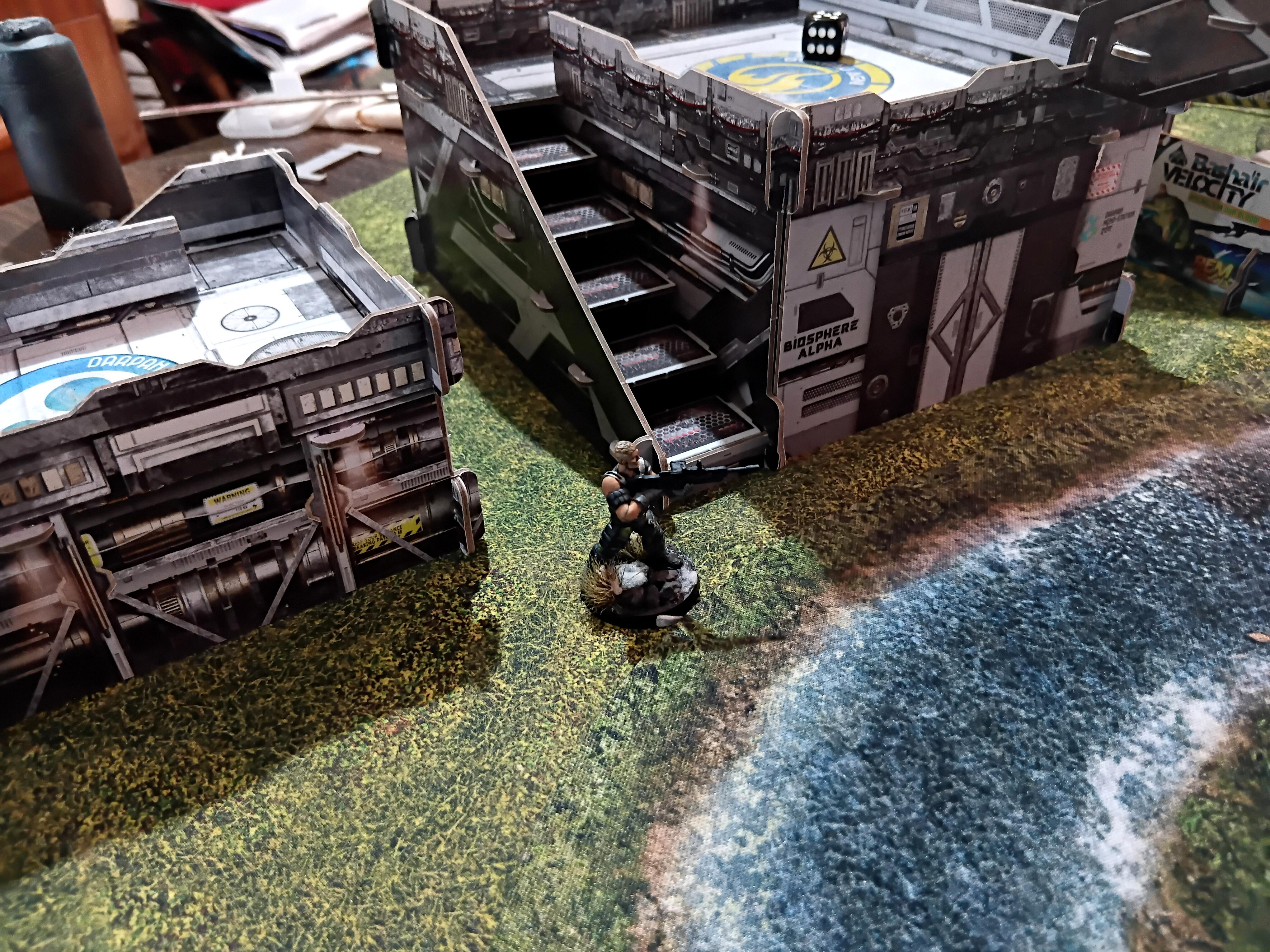 Adventure Game, Azakir Halgriv, Five Parsecs From Home, Fun, Genestealer, Mercenary, Miniatures, Minis, Ninjas, Sci Fi, Science Fiction, Sela Orrel, Ship Crew, Single Player