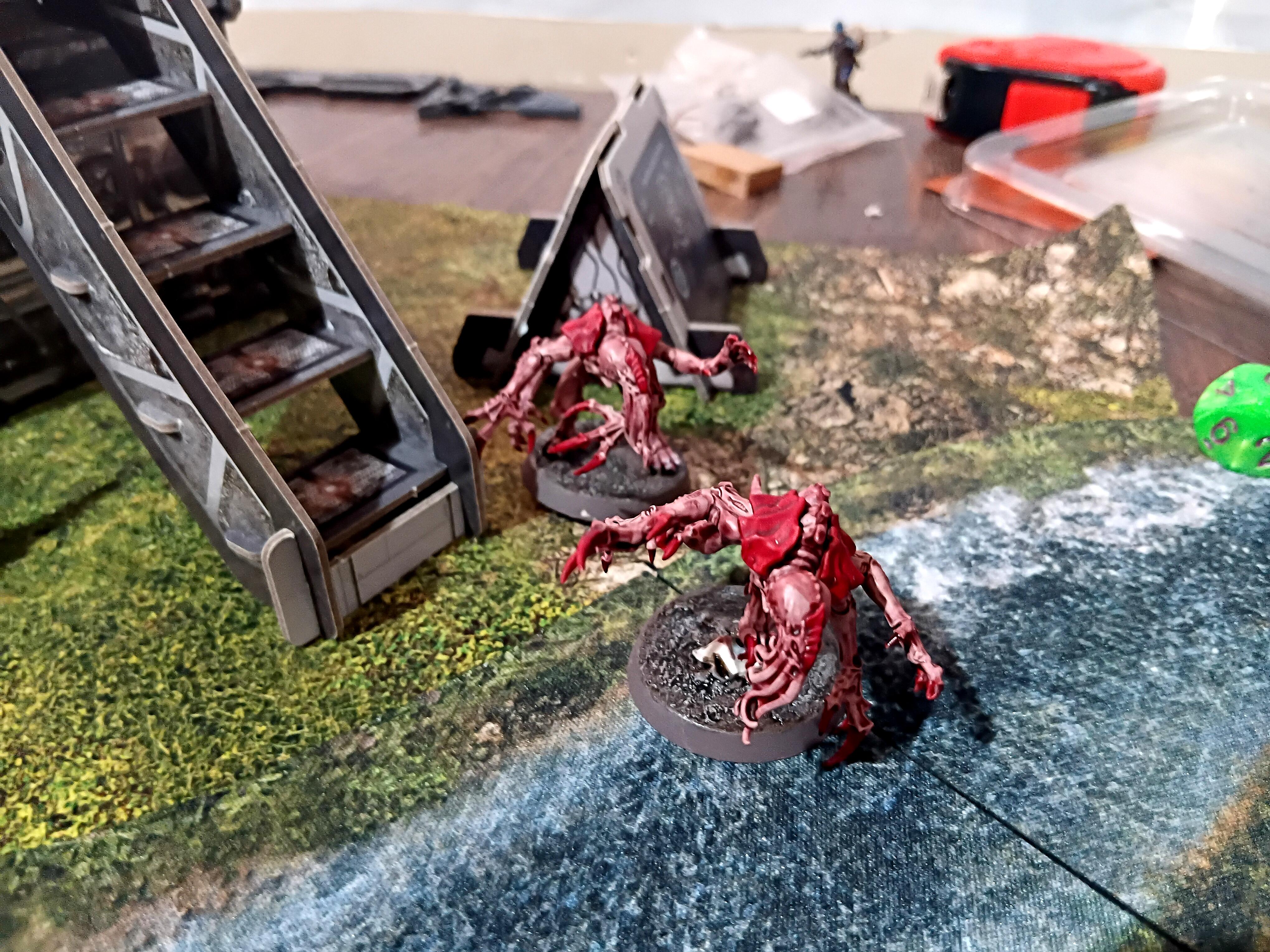 Adventure Game, Azakir Halgriv, Five Parsecs From Home, Fun, Genestealer, Mercenary, Miniatures, Minis, Ninjas, Sci Fi, Science Fiction, Sela Orrel, Ship Crew, Single Player