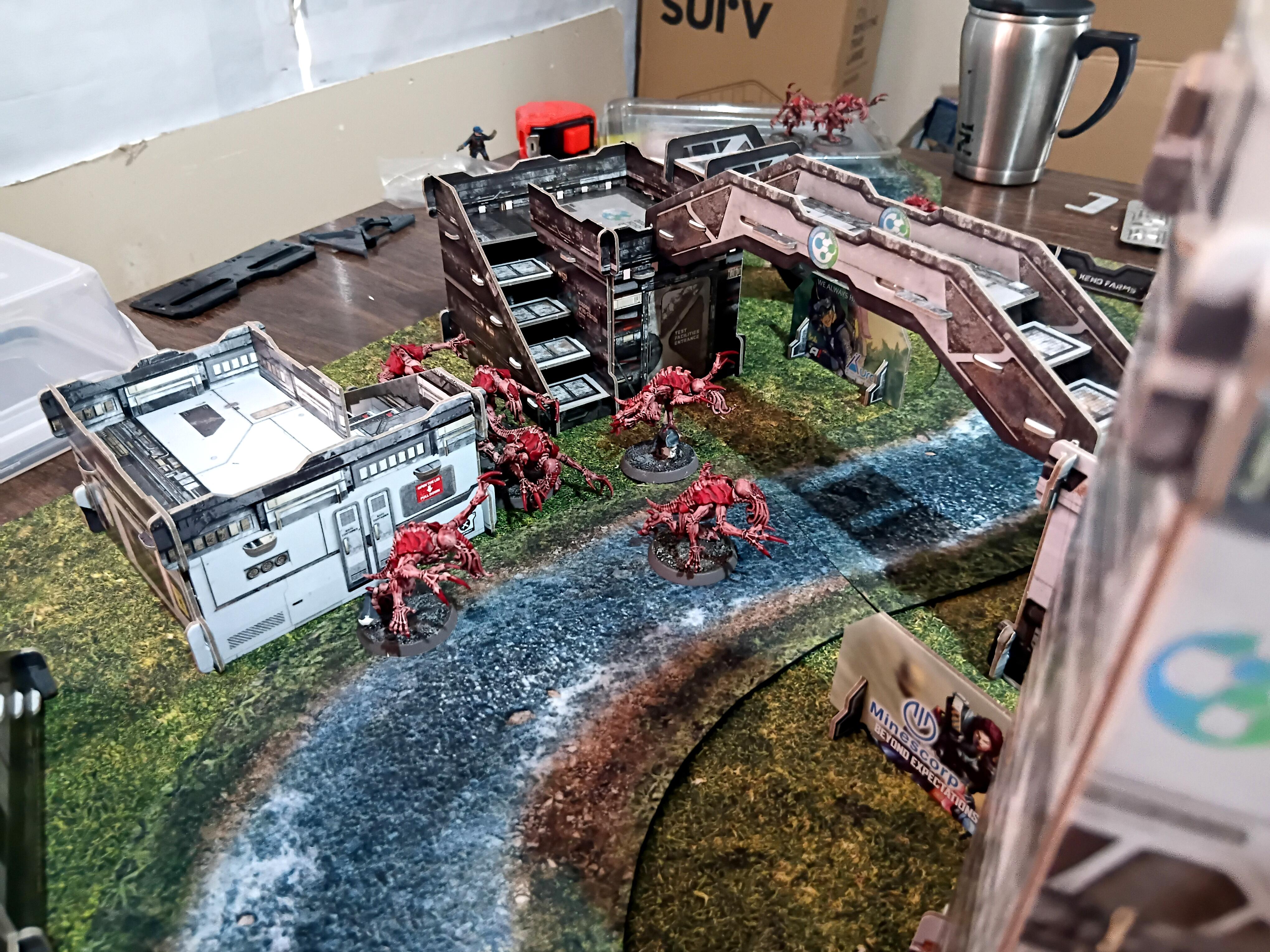 Adventure Game, Azakir Halgriv, Five Parsecs From Home, Fun, Genestealer, Mercenary, Miniatures, Minis, Ninjas, Sci Fi, Science Fiction, Sela Orrel, Ship Crew, Single Player