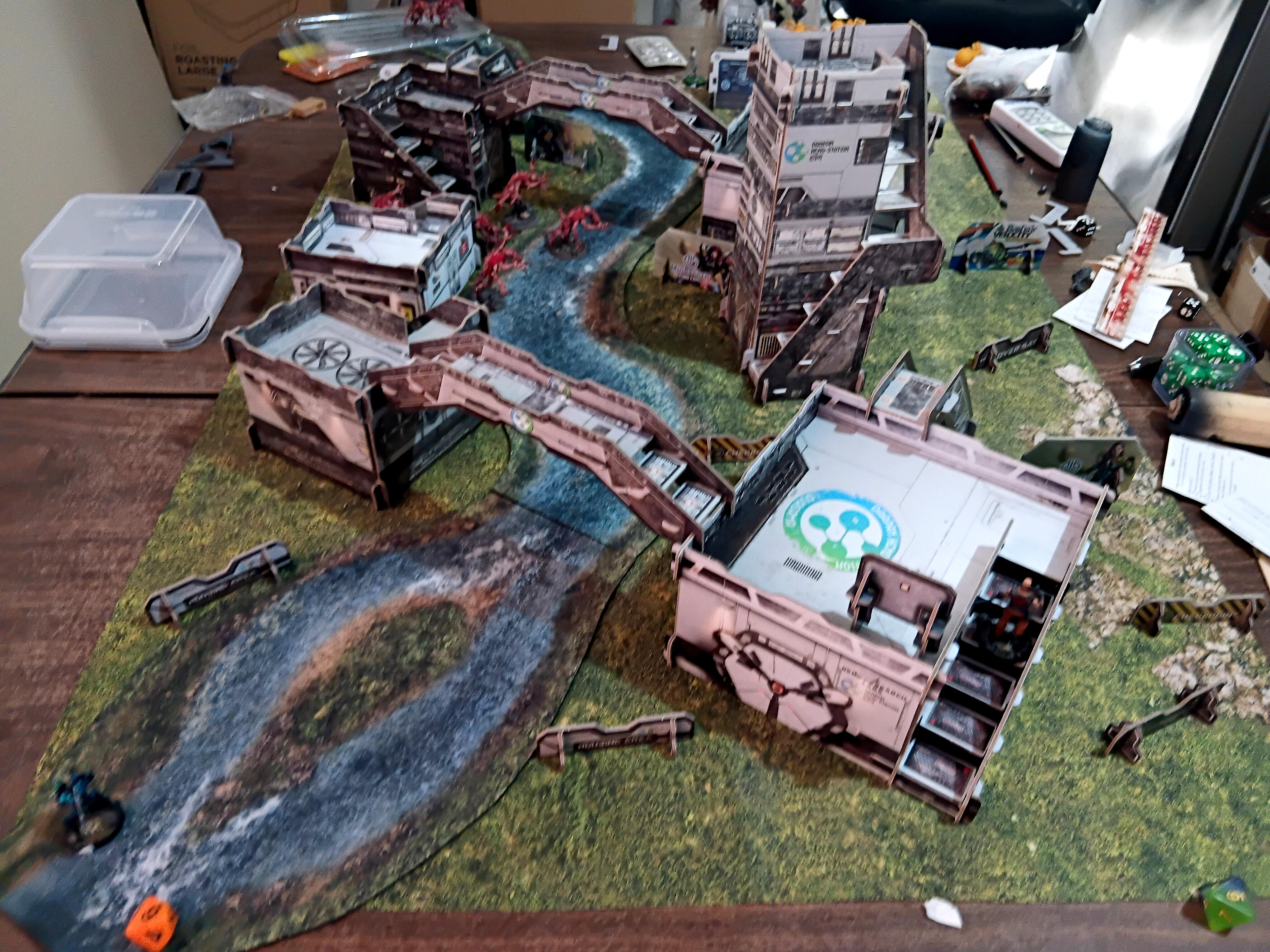 Adventure Game, Azakir Halgriv, Five Parsecs From Home, Fun, Genestealer, Mercenary, Miniatures, Minis, Ninjas, Sci Fi, Science Fiction, Sela Orrel, Ship Crew, Single Player