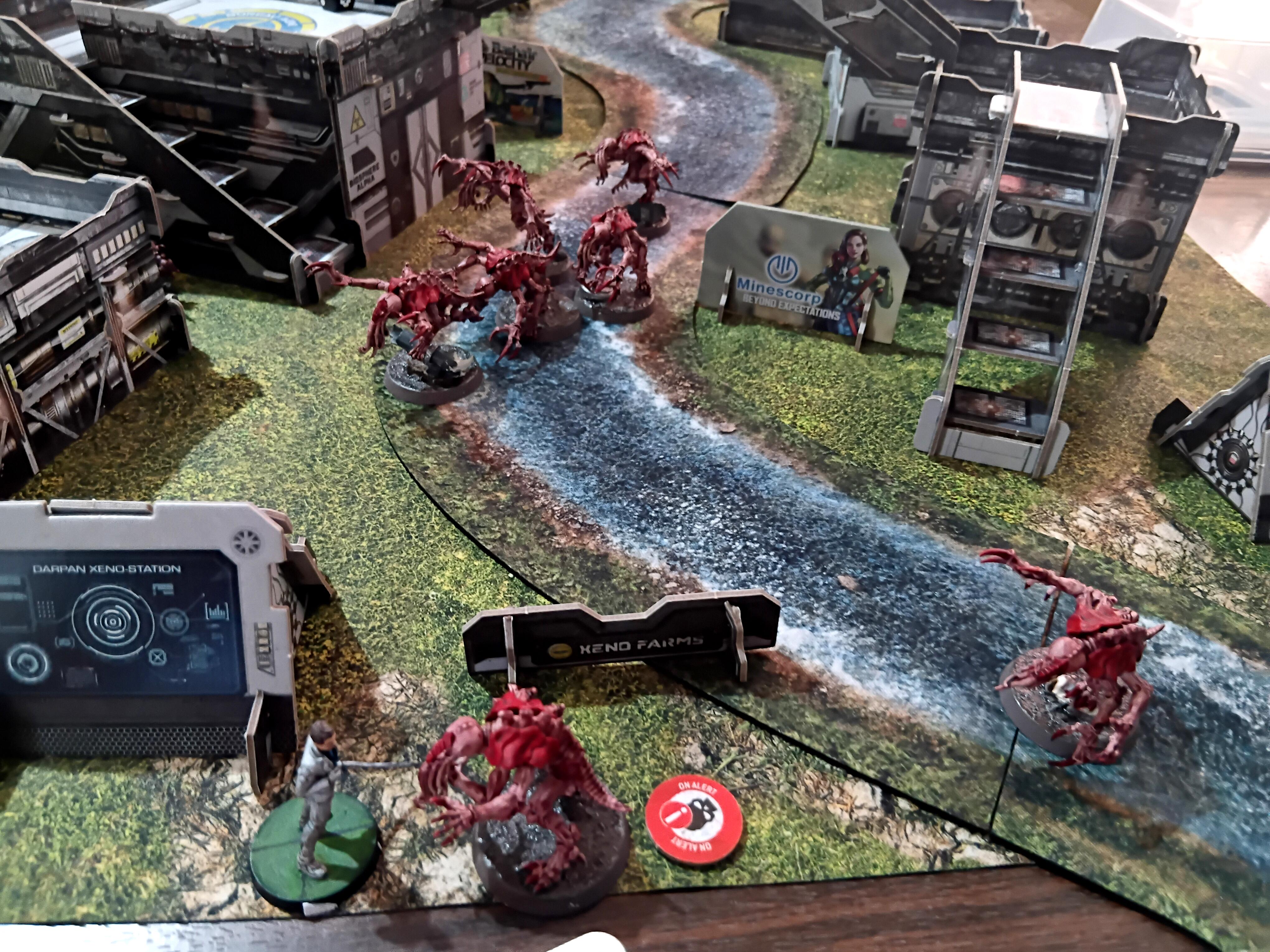 Adventure Game, Azakir Halgriv, Five Parsecs From Home, Fun, Genestealer, Mercenary, Miniatures, Minis, Ninjas, Sci Fi, Science Fiction, Sela Orrel, Ship Crew, Single Player